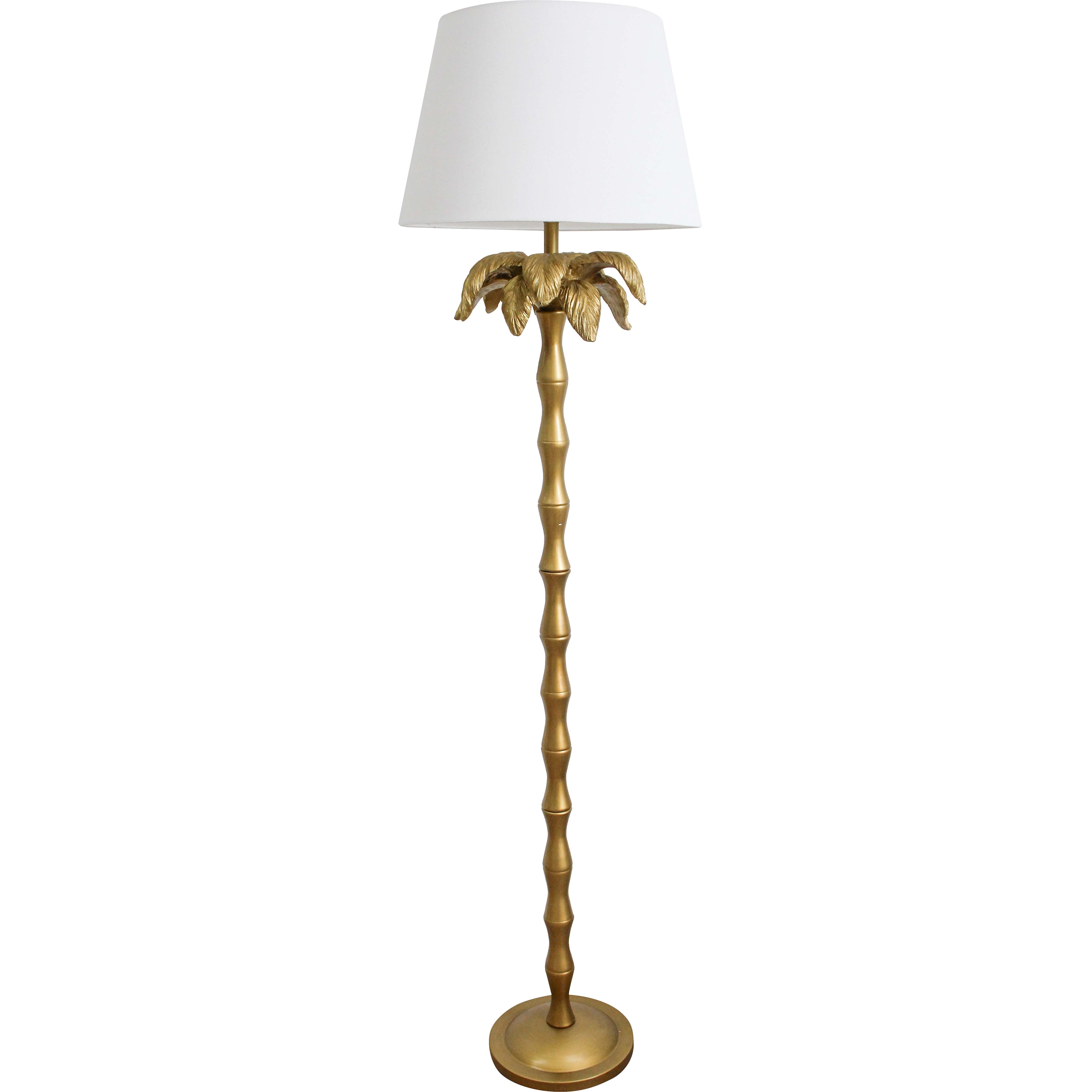 Floor Lamp Palm Gold