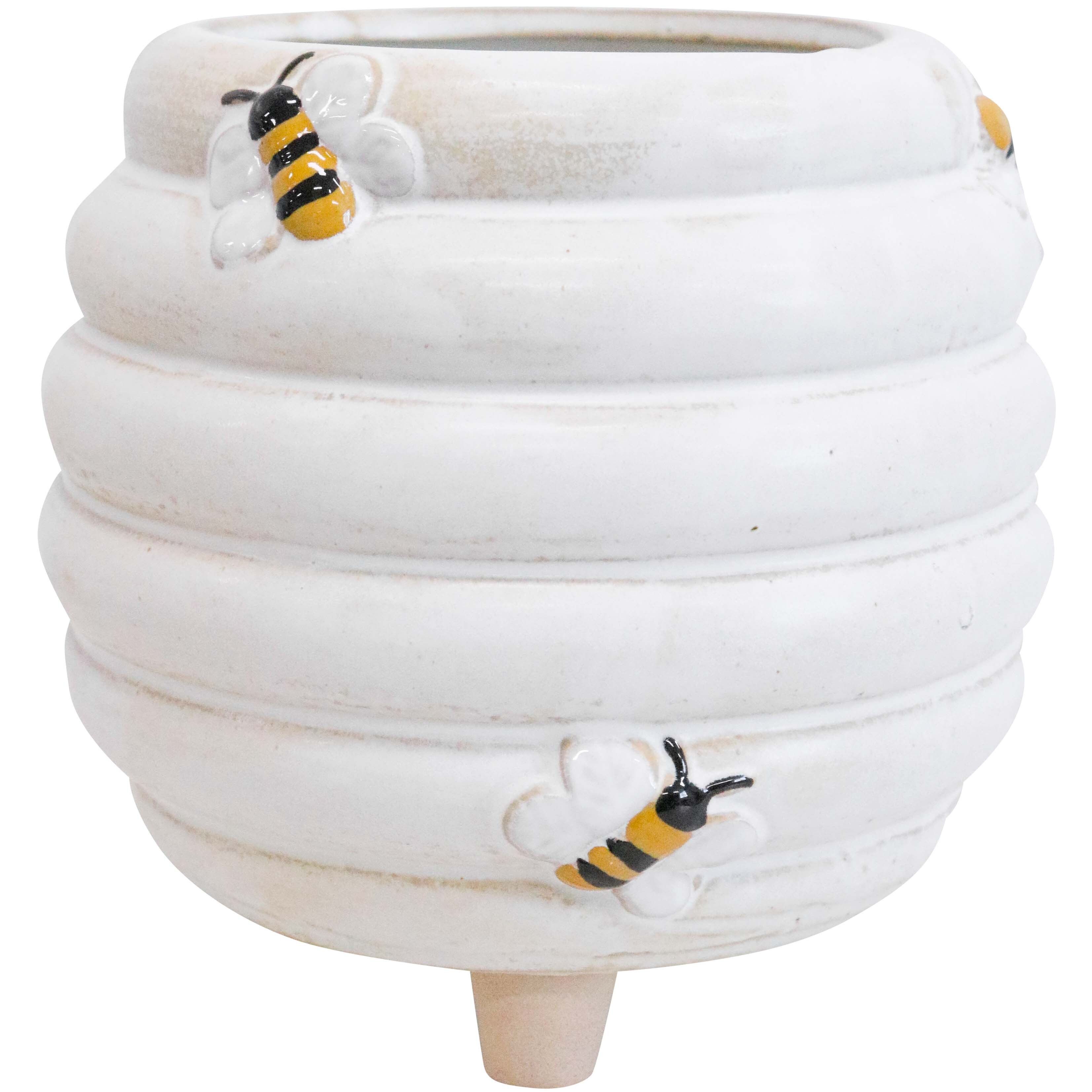 Bee Planter on Feet with plug