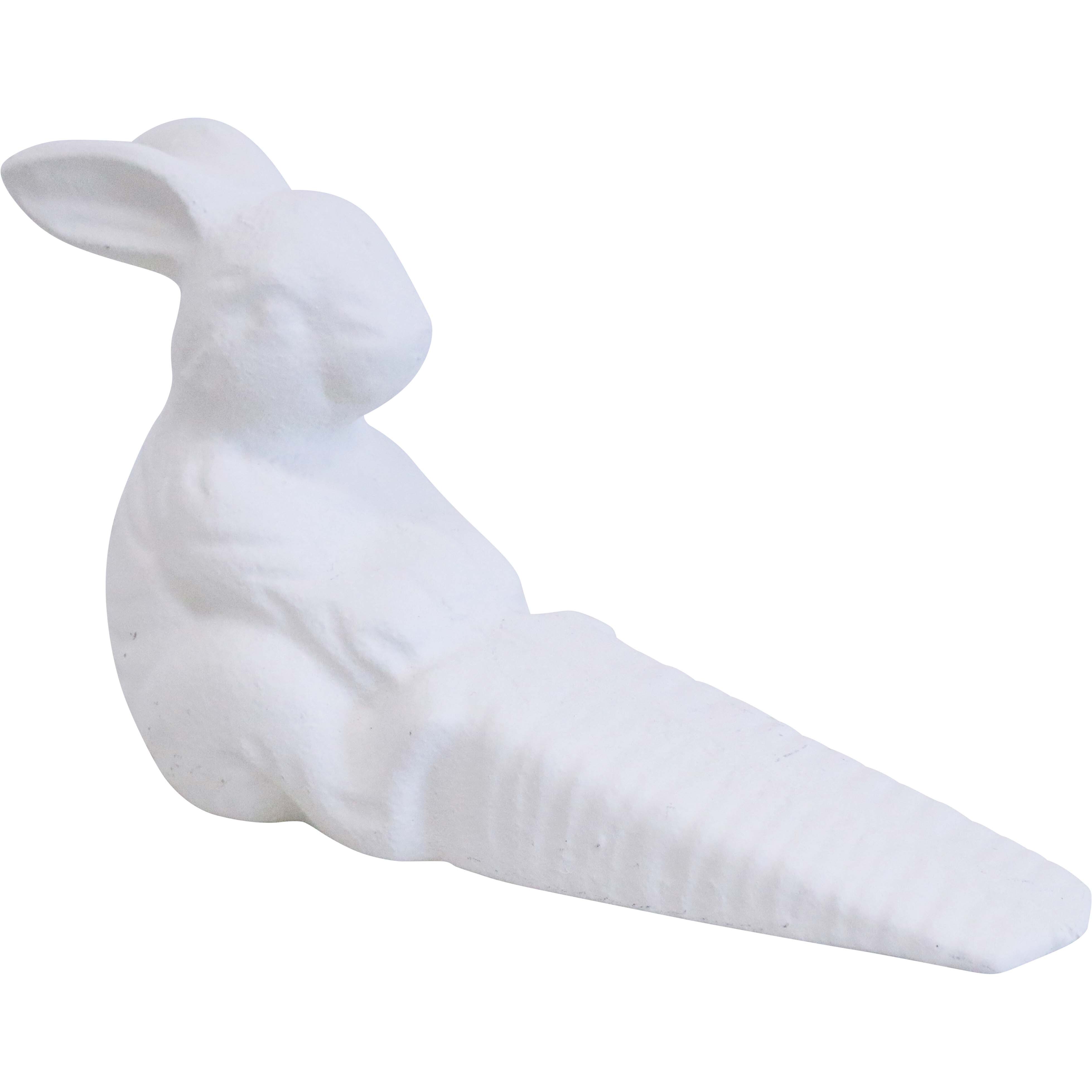 Doorstop Rabbit White