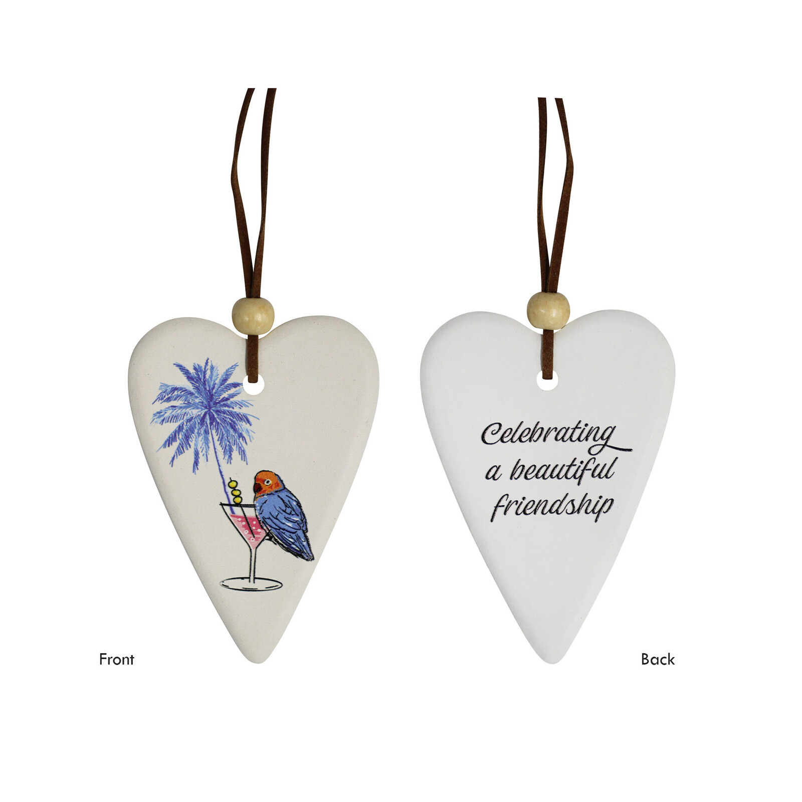Gift Tag Parrot Friendship