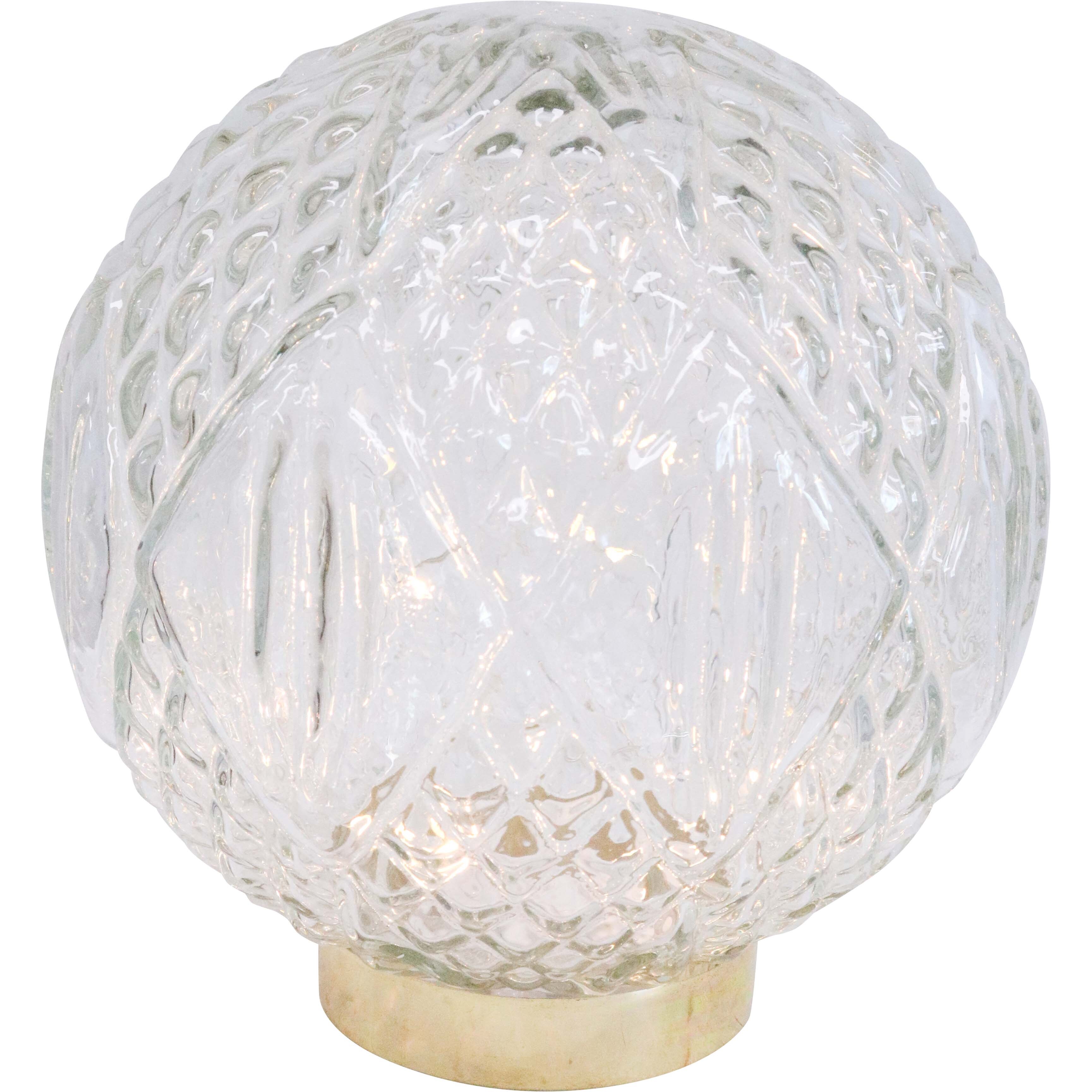 LED Glass Vintage Ball Med