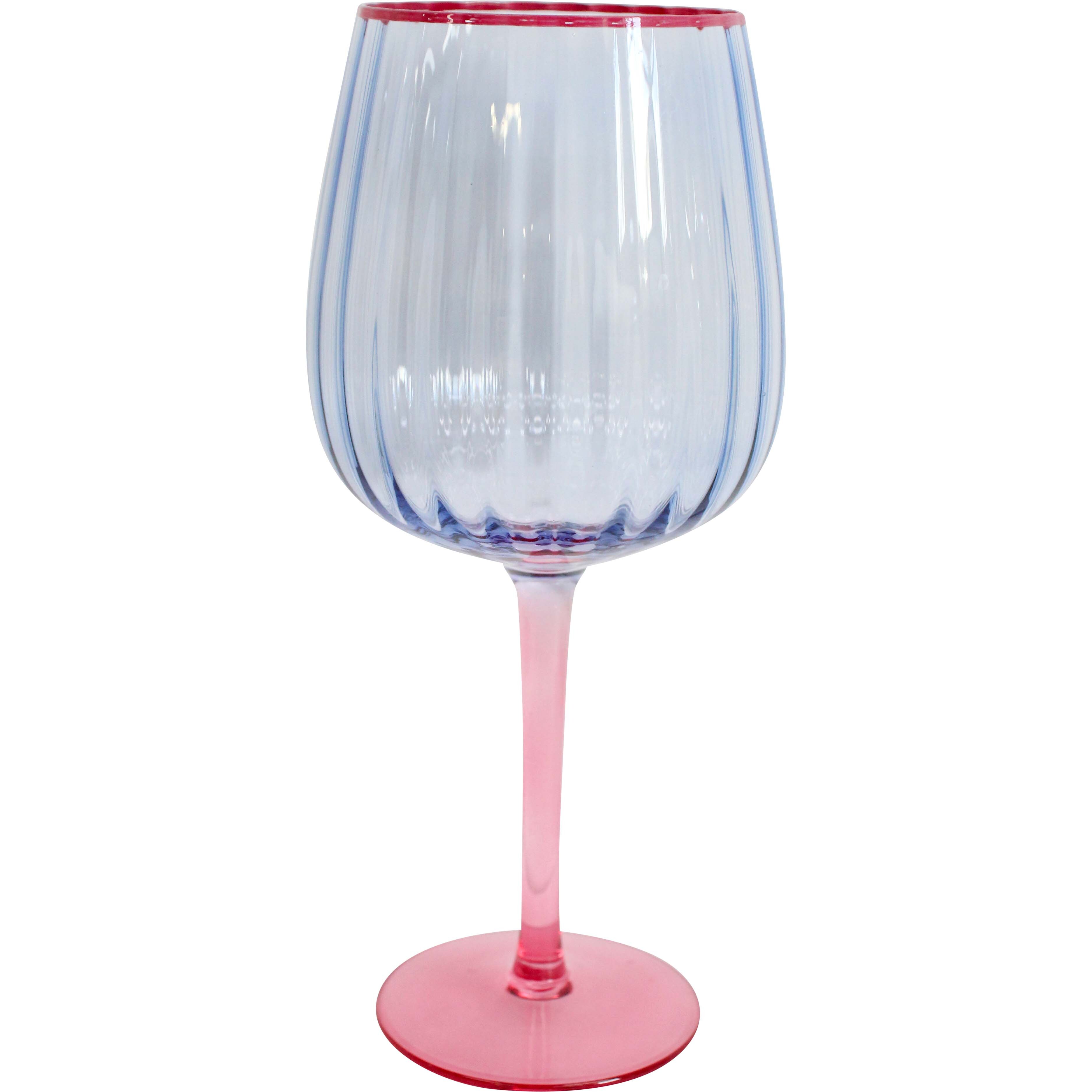 Wine Glass Blue Tingle