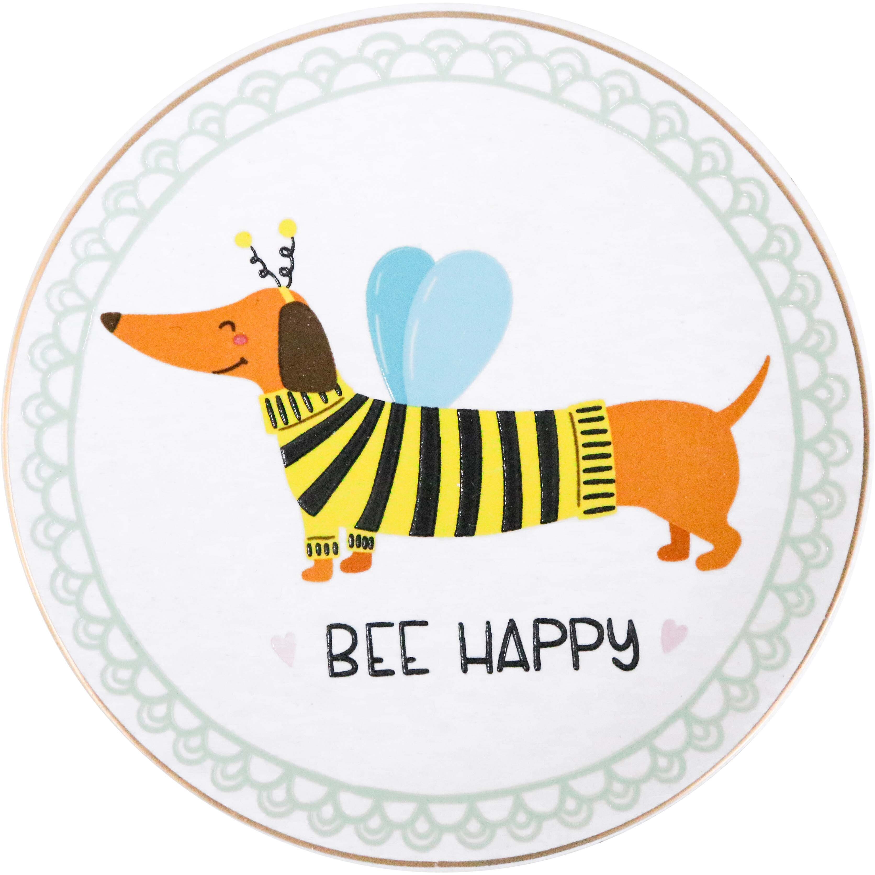 Gift Dish Dachshund Bee