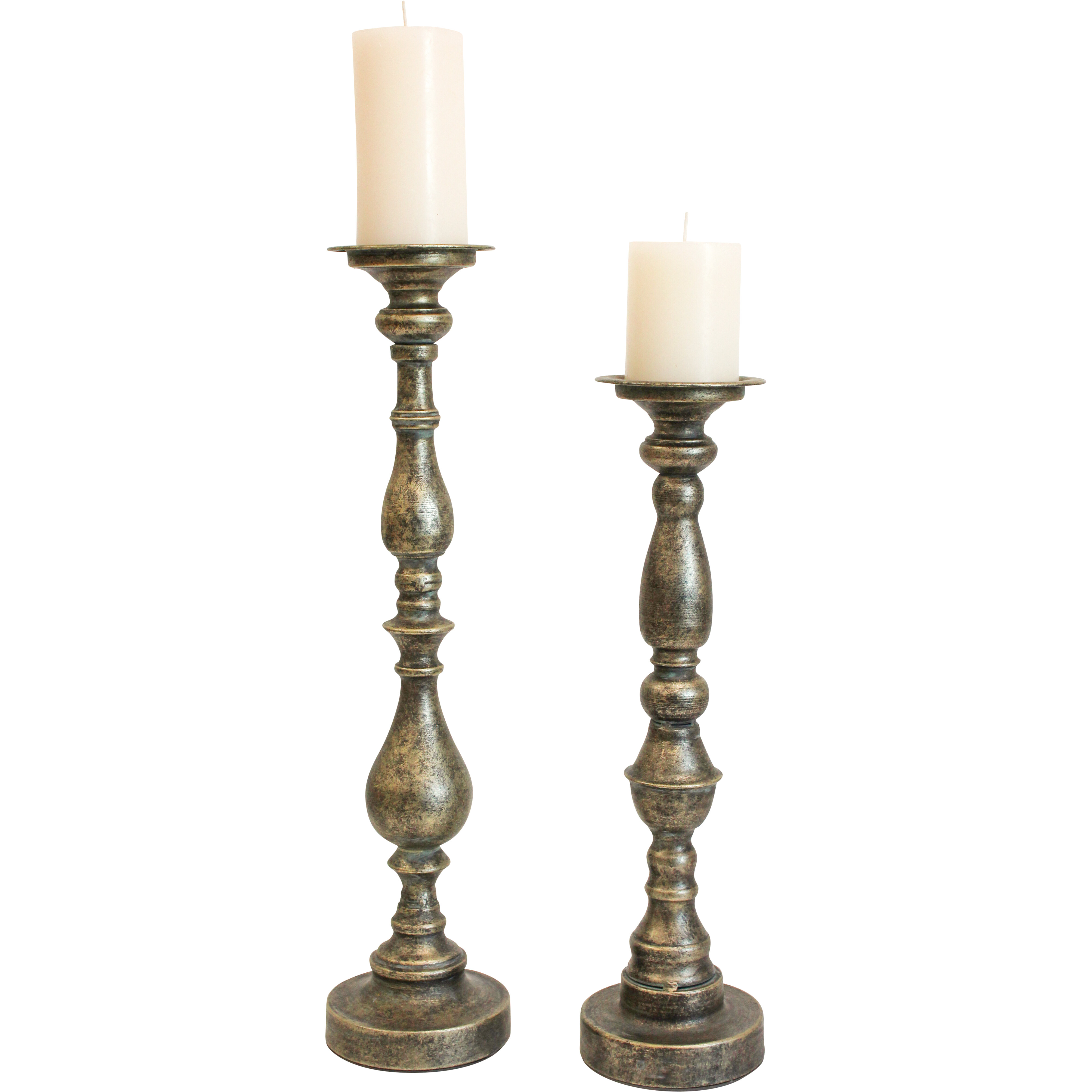 Candle Holder Antiqued 54cm