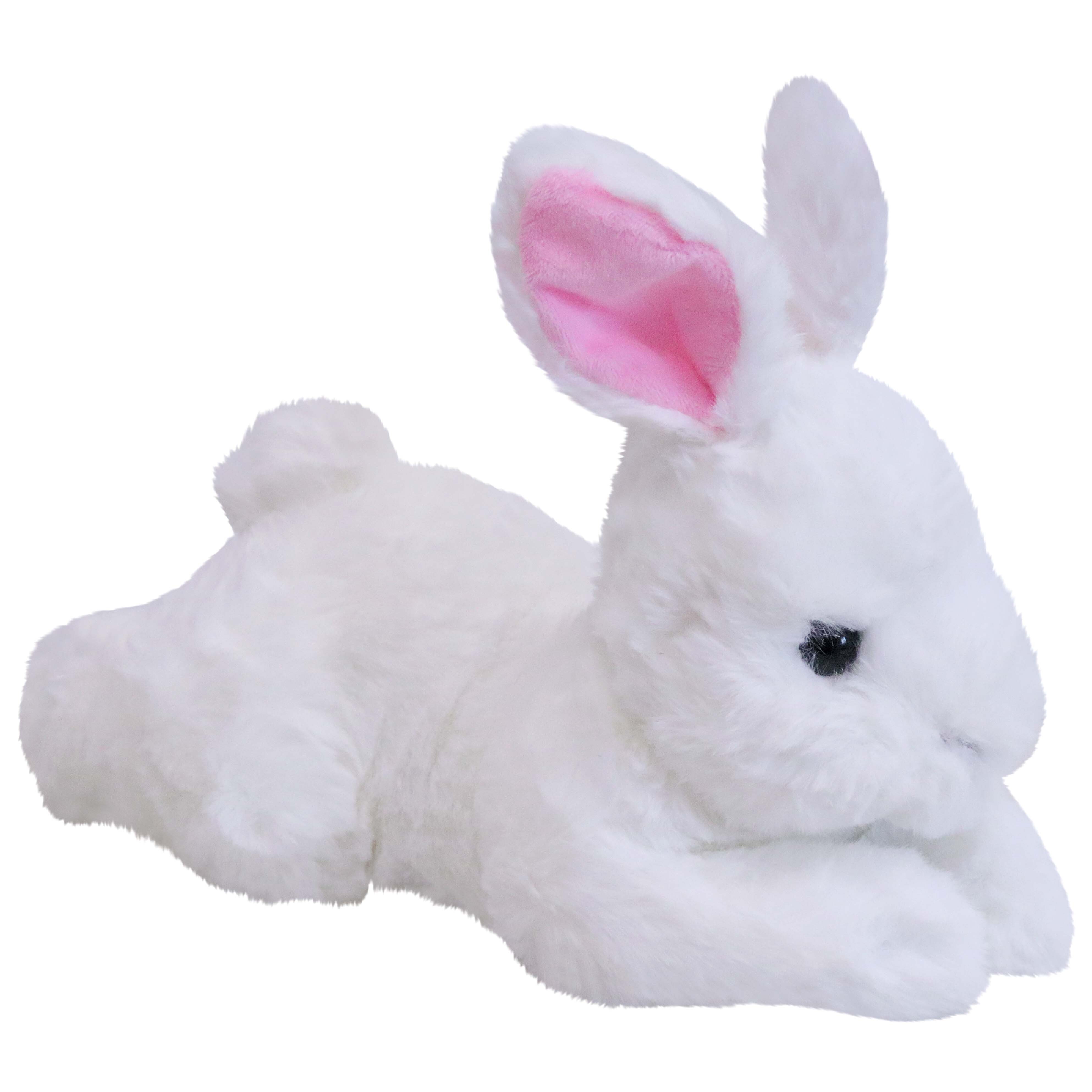 Plush Belly Bunny White