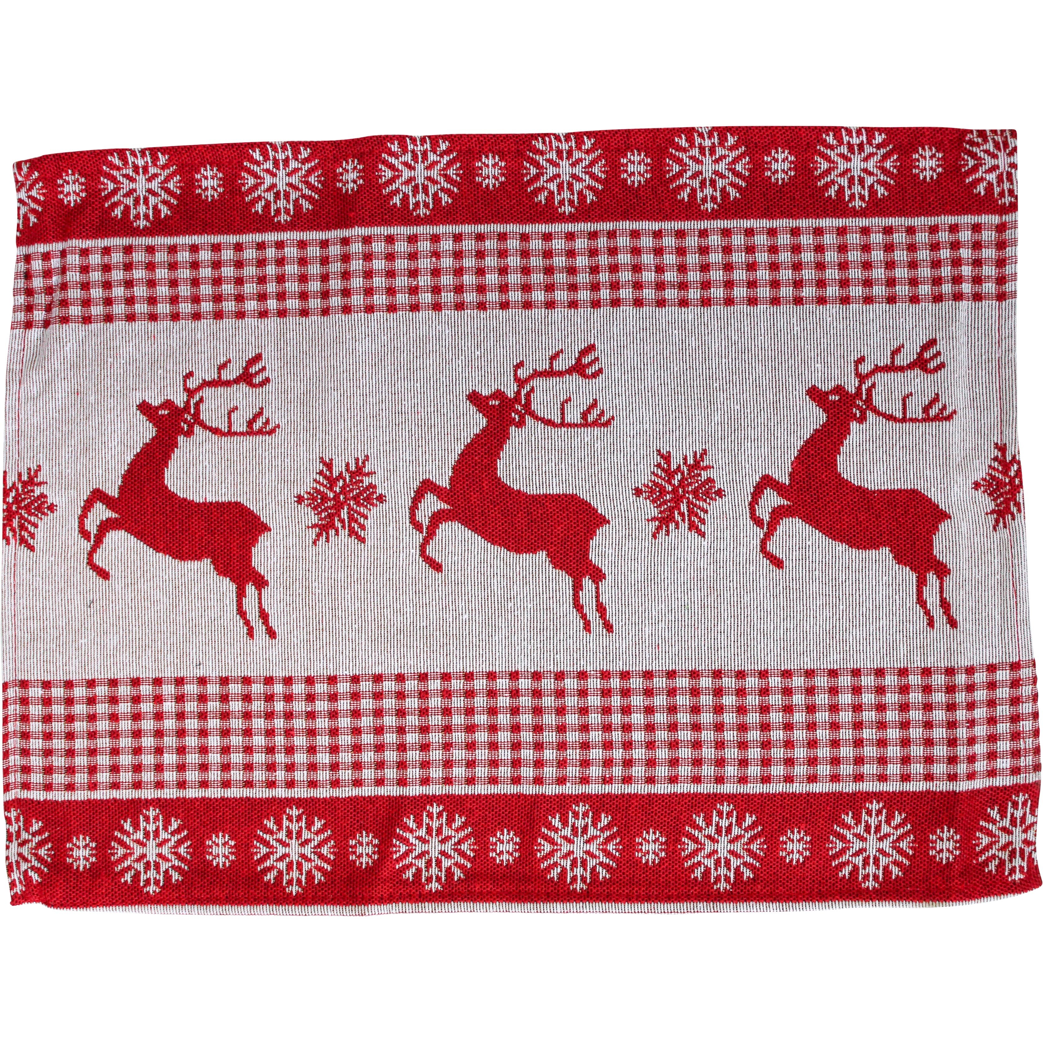 Placemat Prancing Reindeer