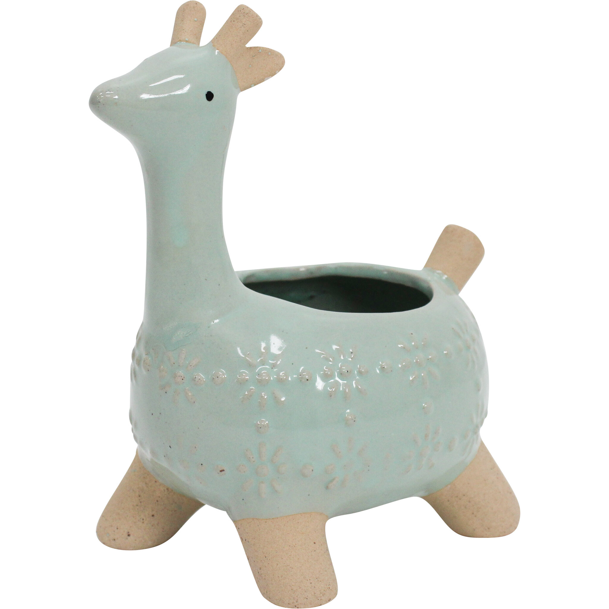 Planter Jaz Giraffe Aqua