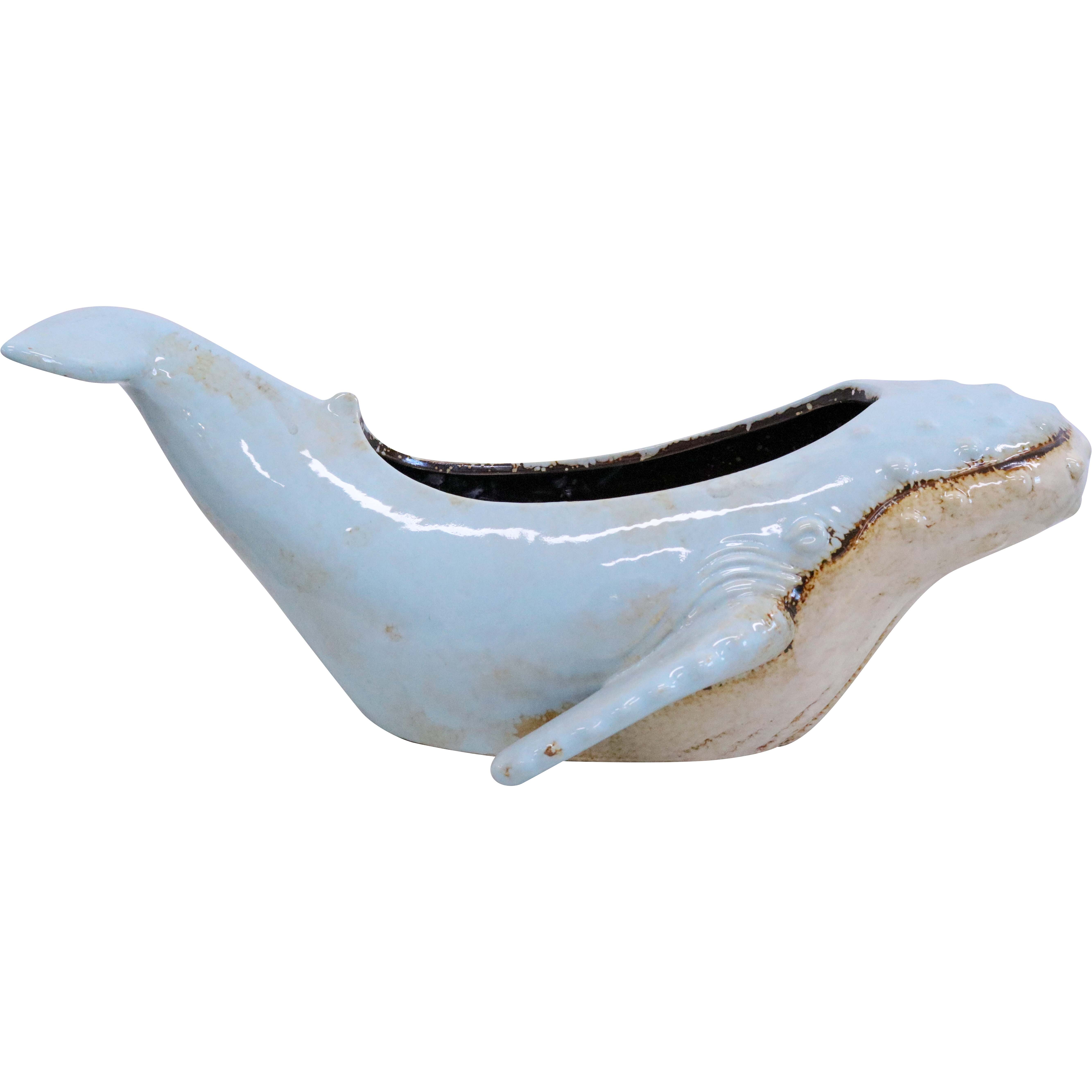 Planter Whale 34cm