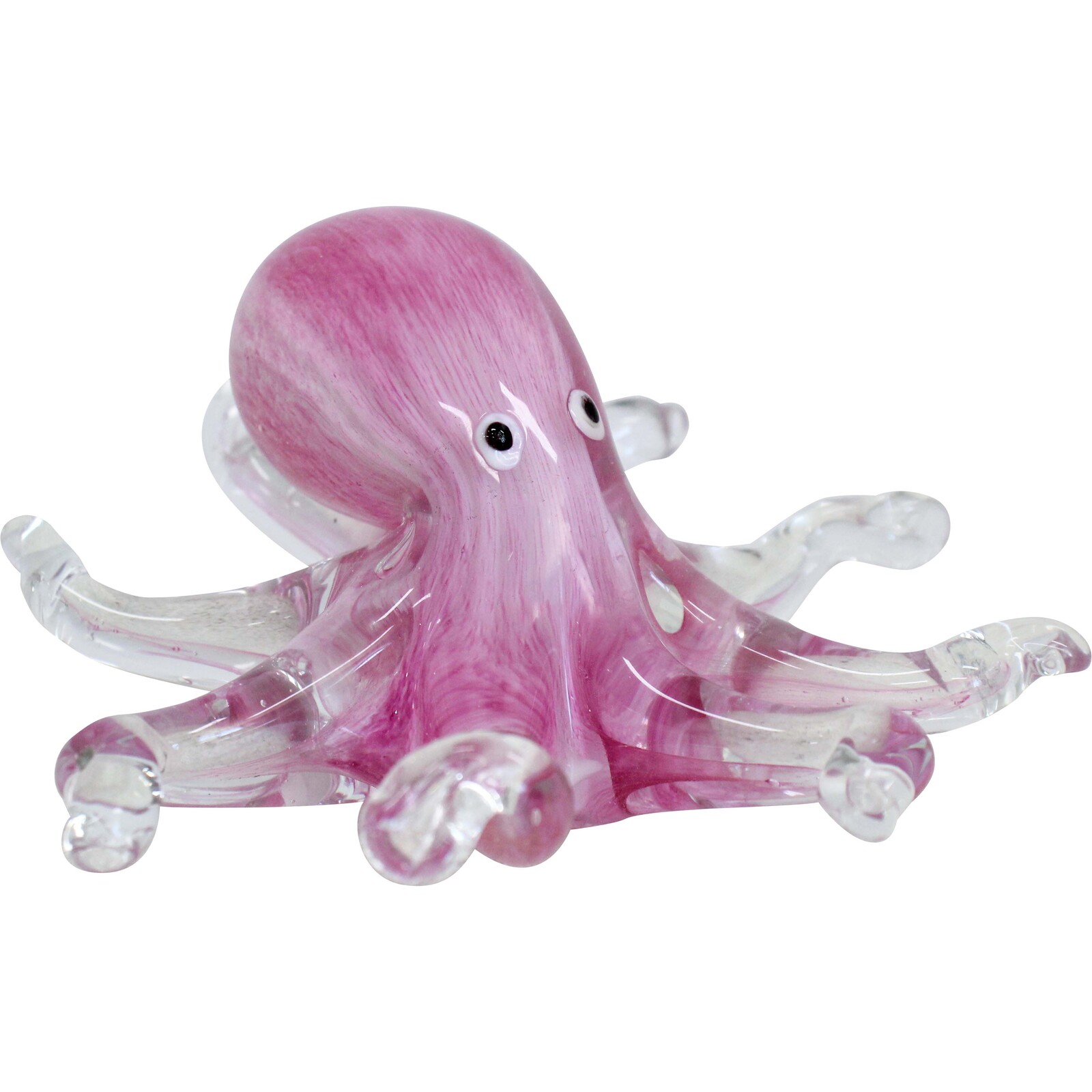 Glass Octopus Pink