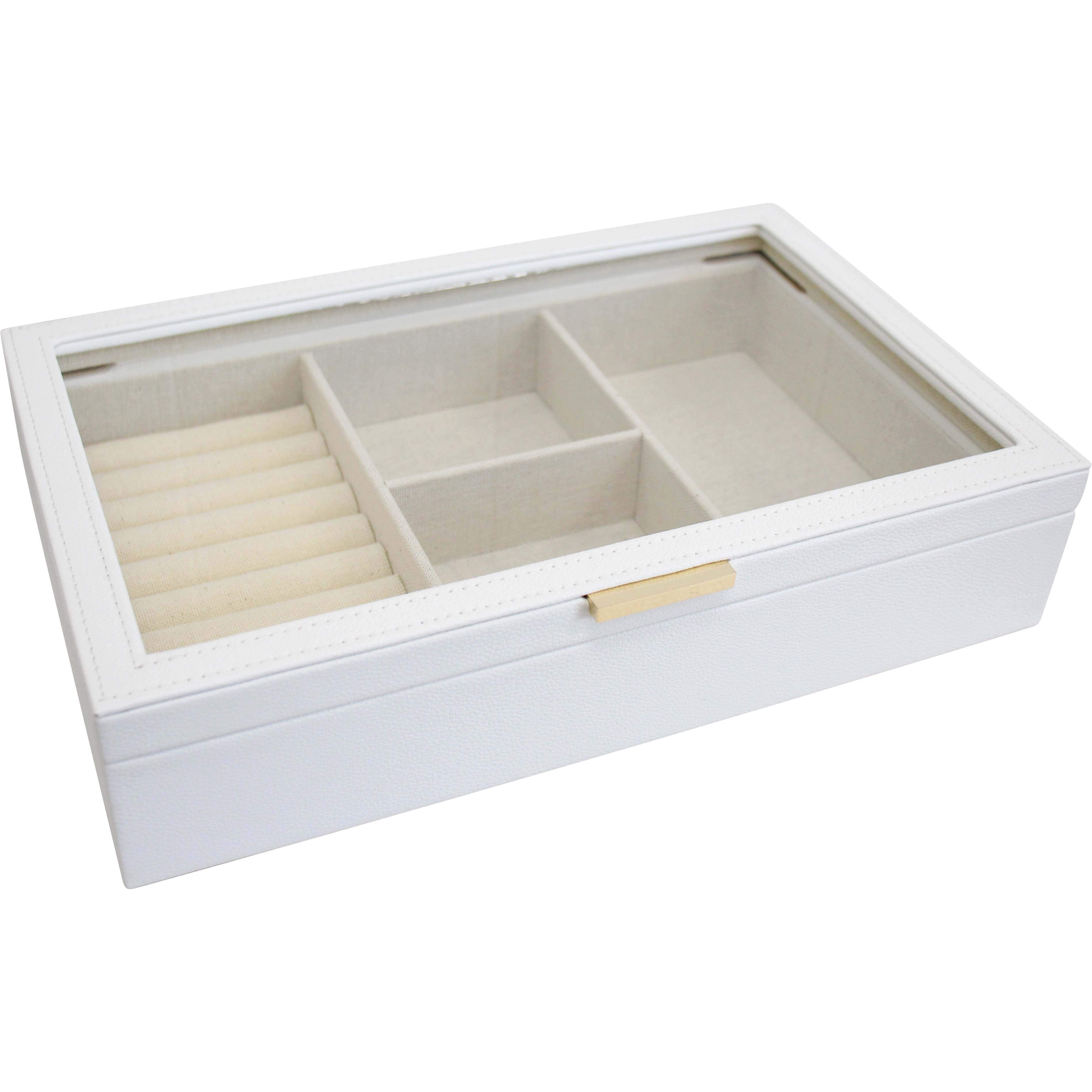 Jewellery Box Lrg White