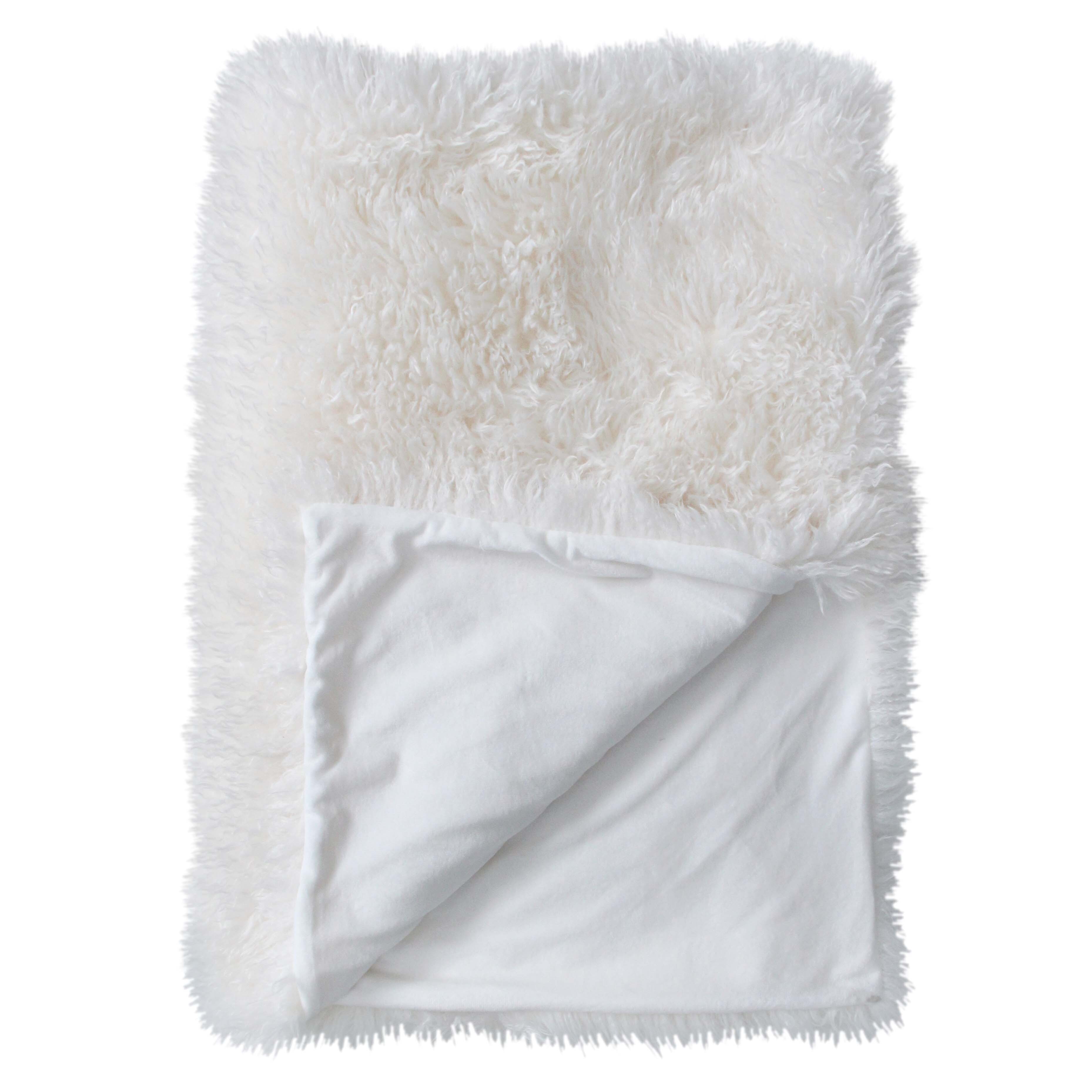 Boujee Faux Blanket Ivory