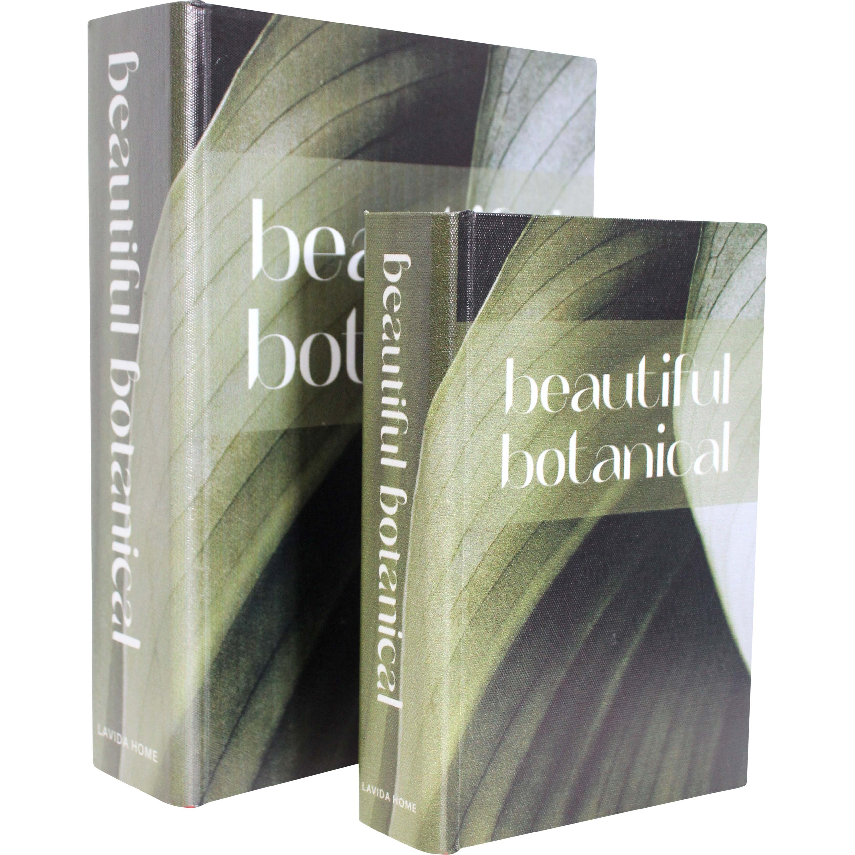 Book Box S/2 Beautiful Botanical