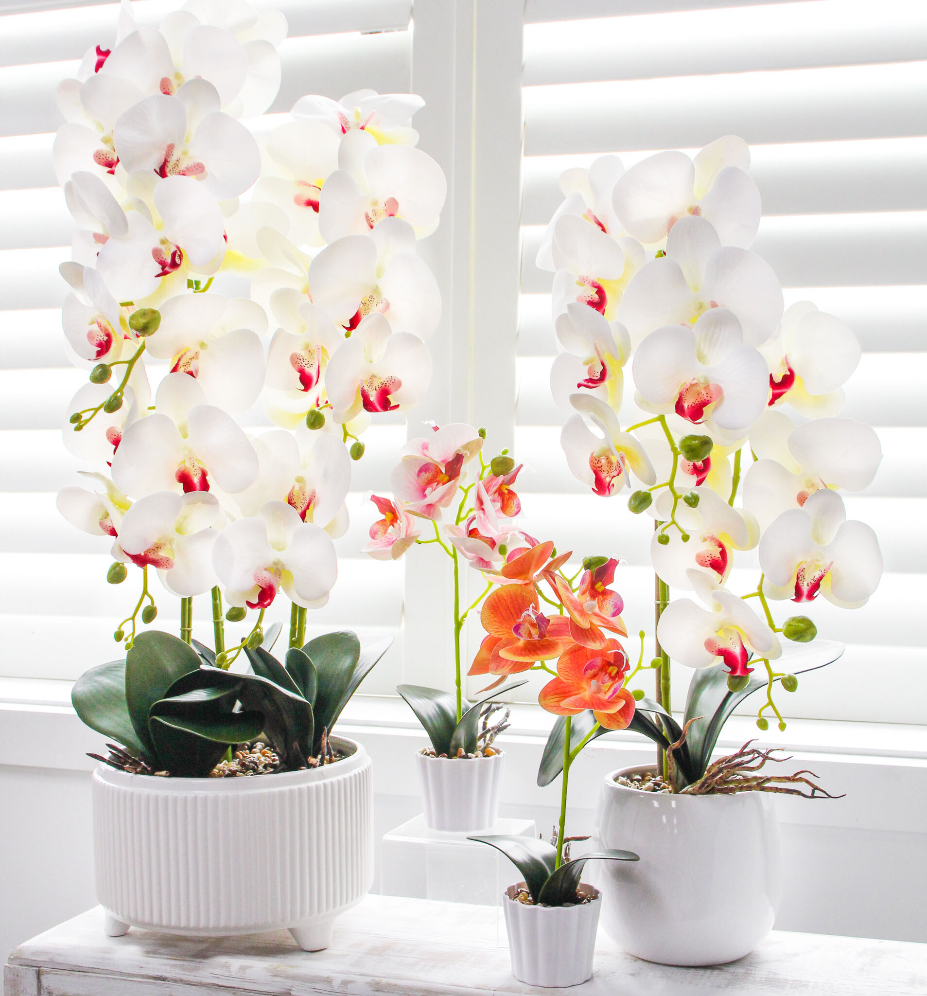 Faux Orchid Sml Peach