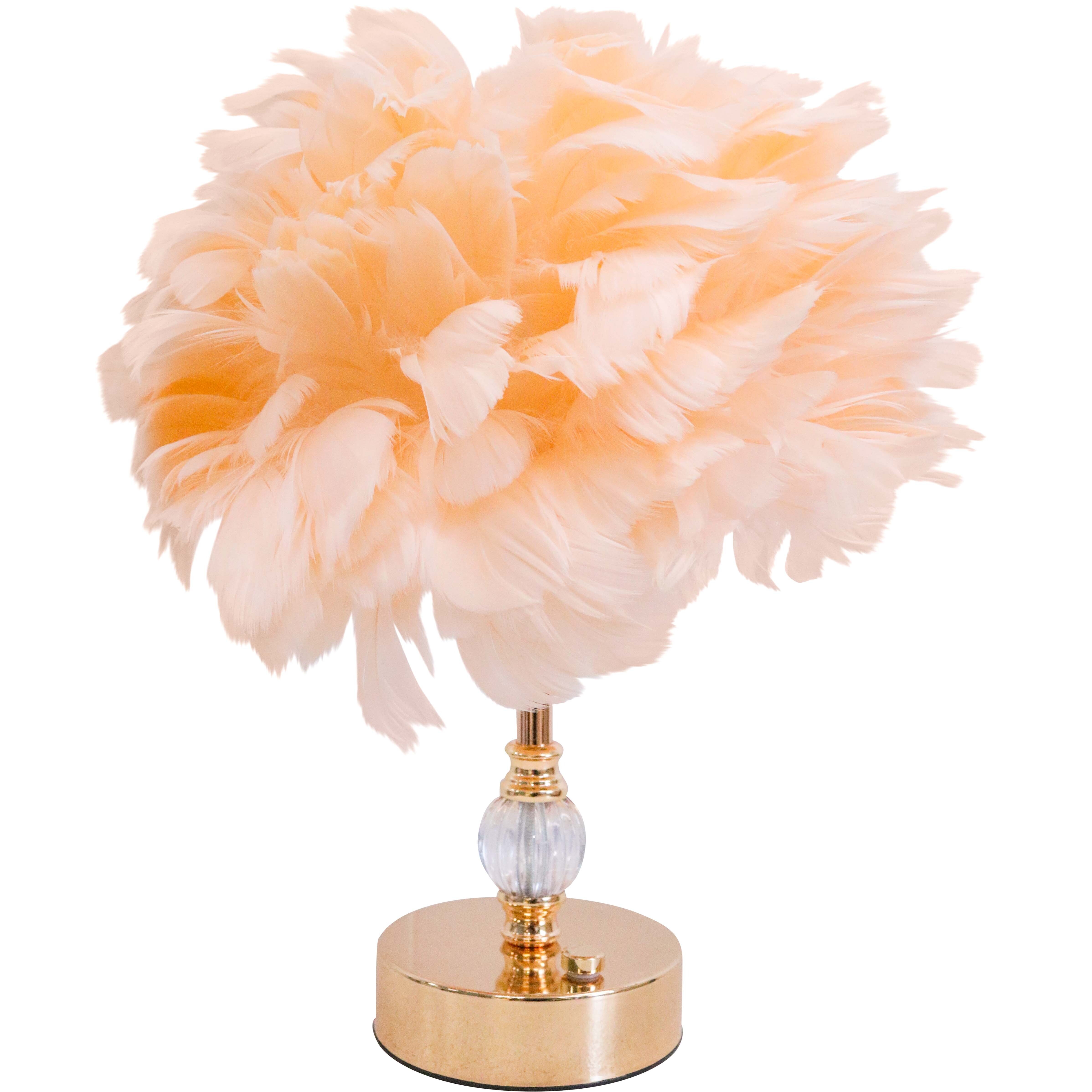 USB Lamp Feather Champagne