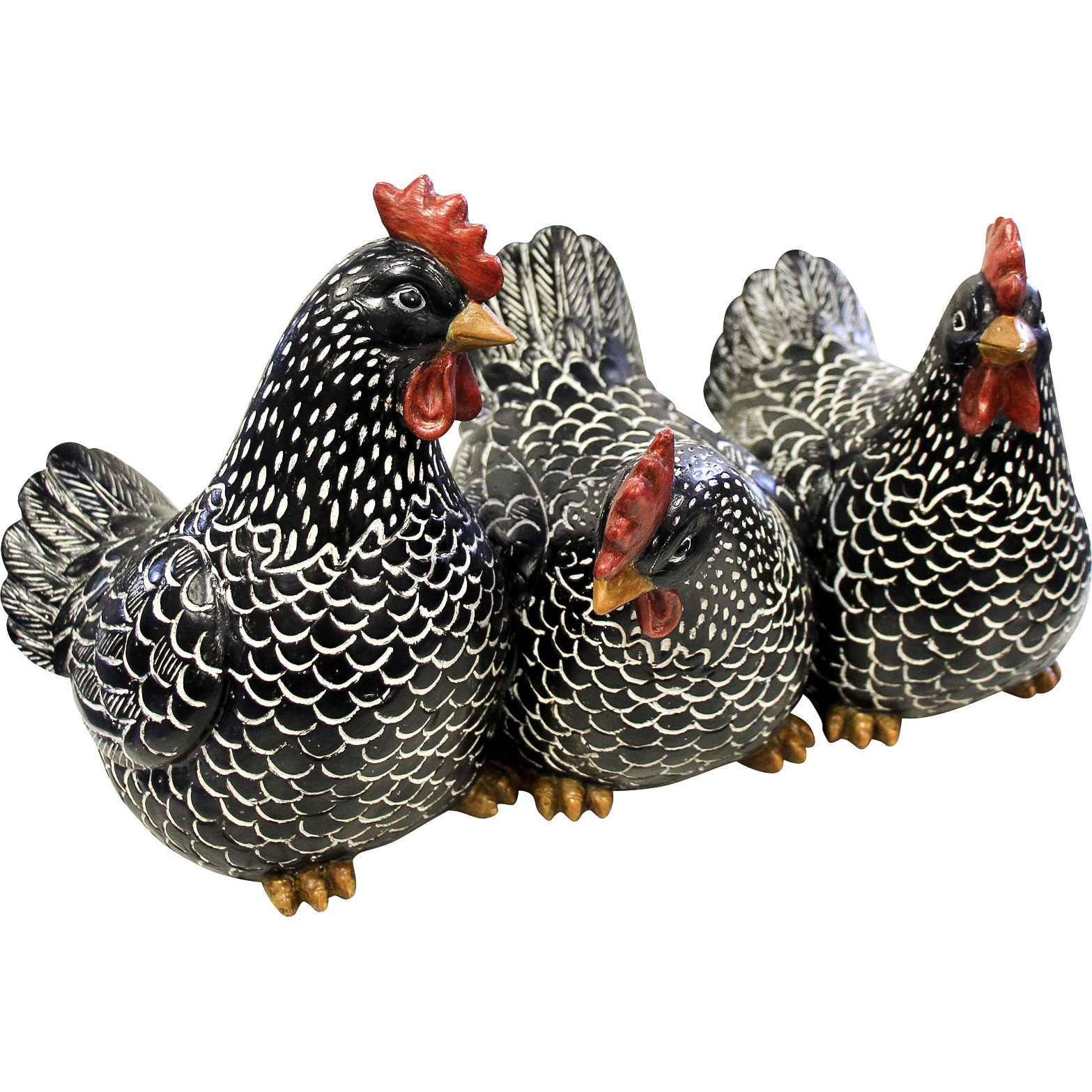 Three Chicken Friends