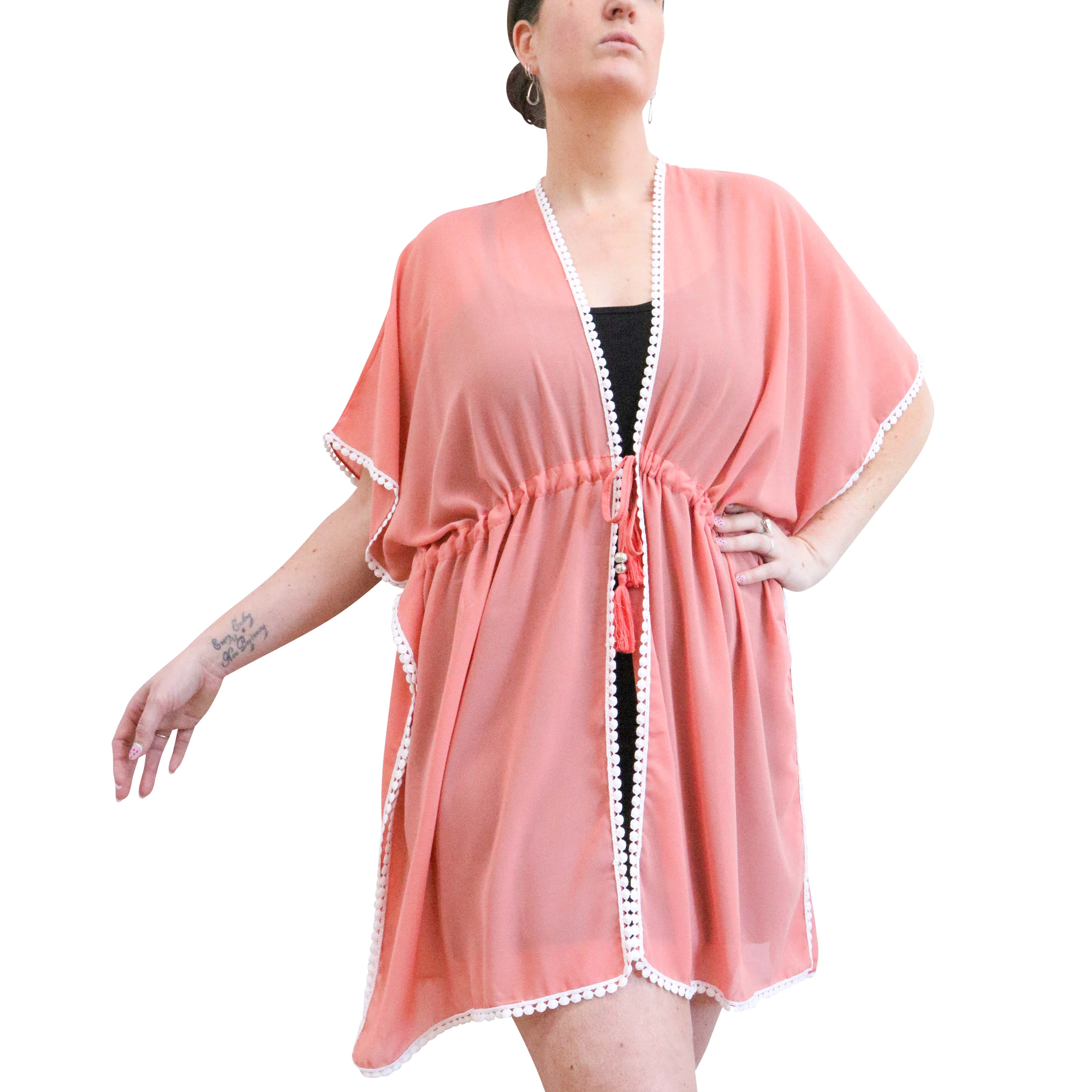 Beach Cover-Up Peach