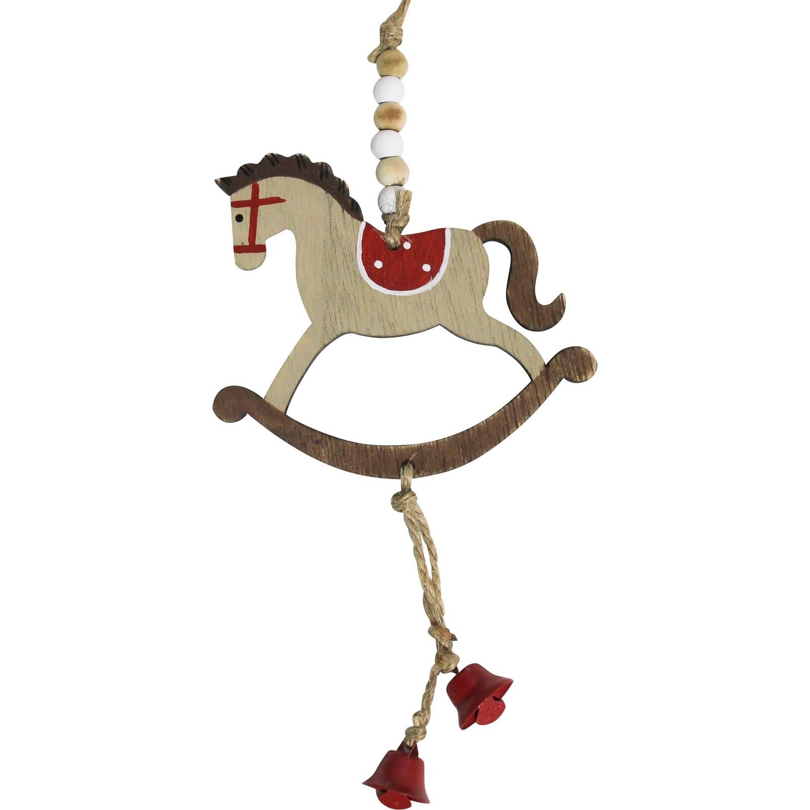 Hanging Rocking Horse Red