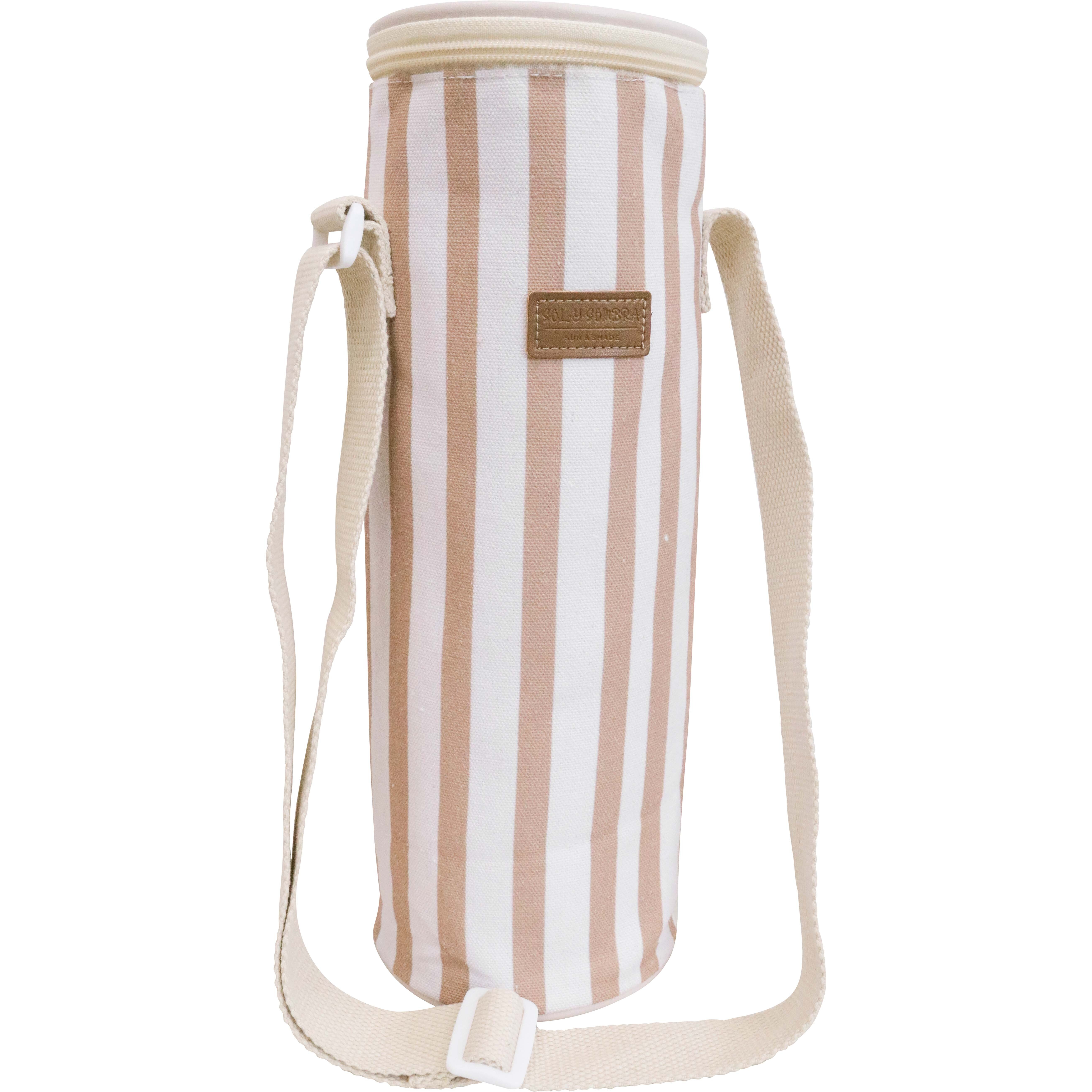 Wine Cooler Bag Canvas Sand