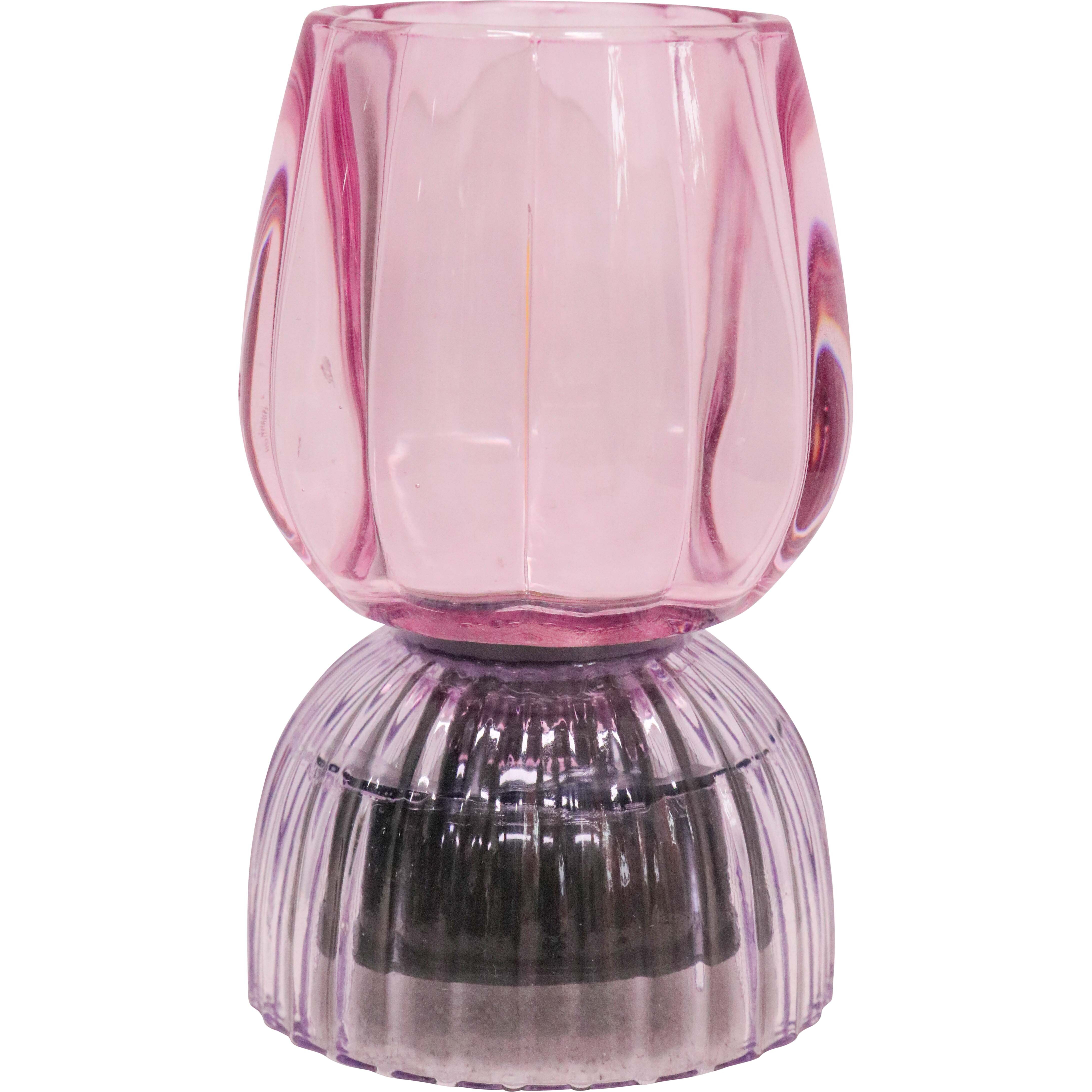 LED Glass Lamp Pink Passion