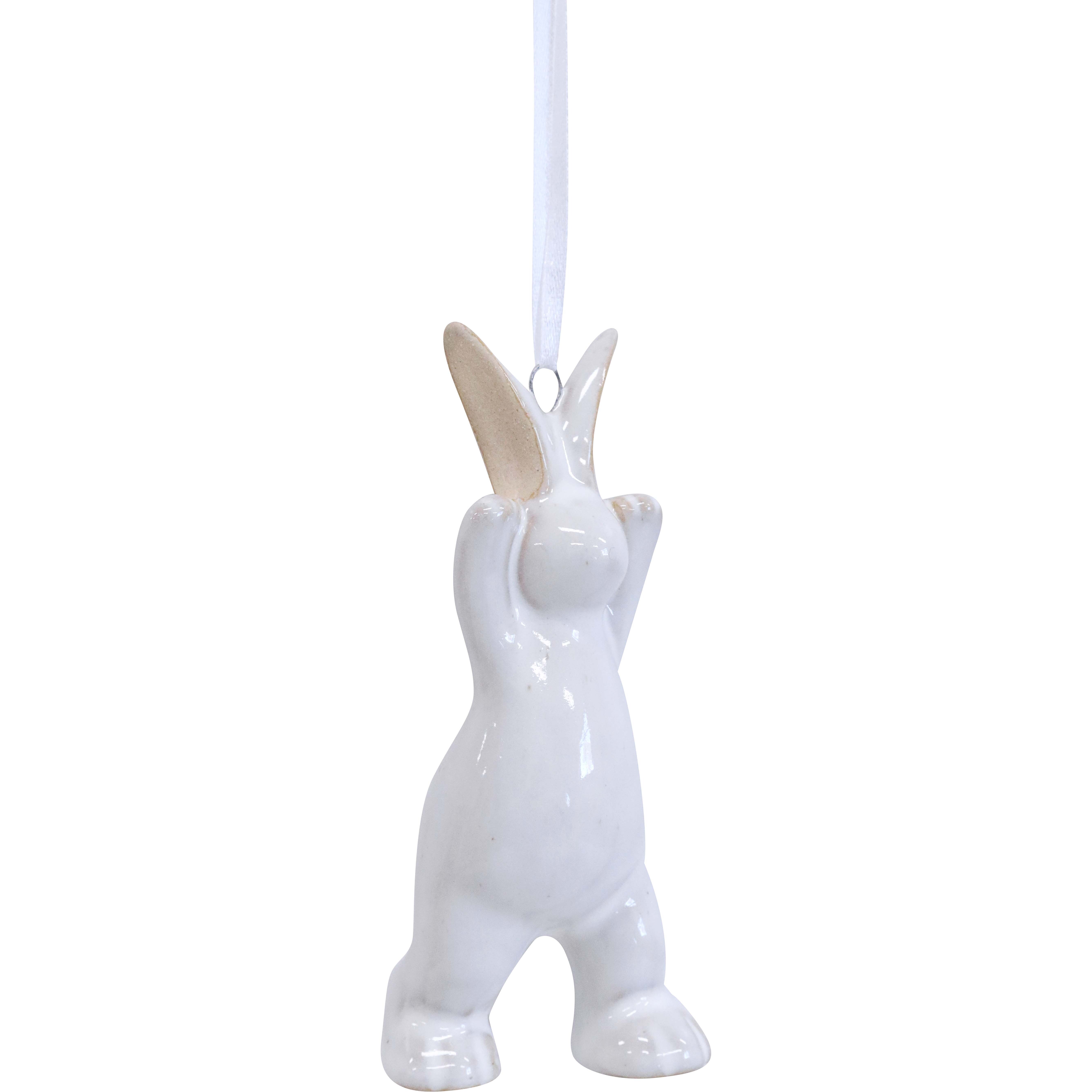 Hanging Bunny White