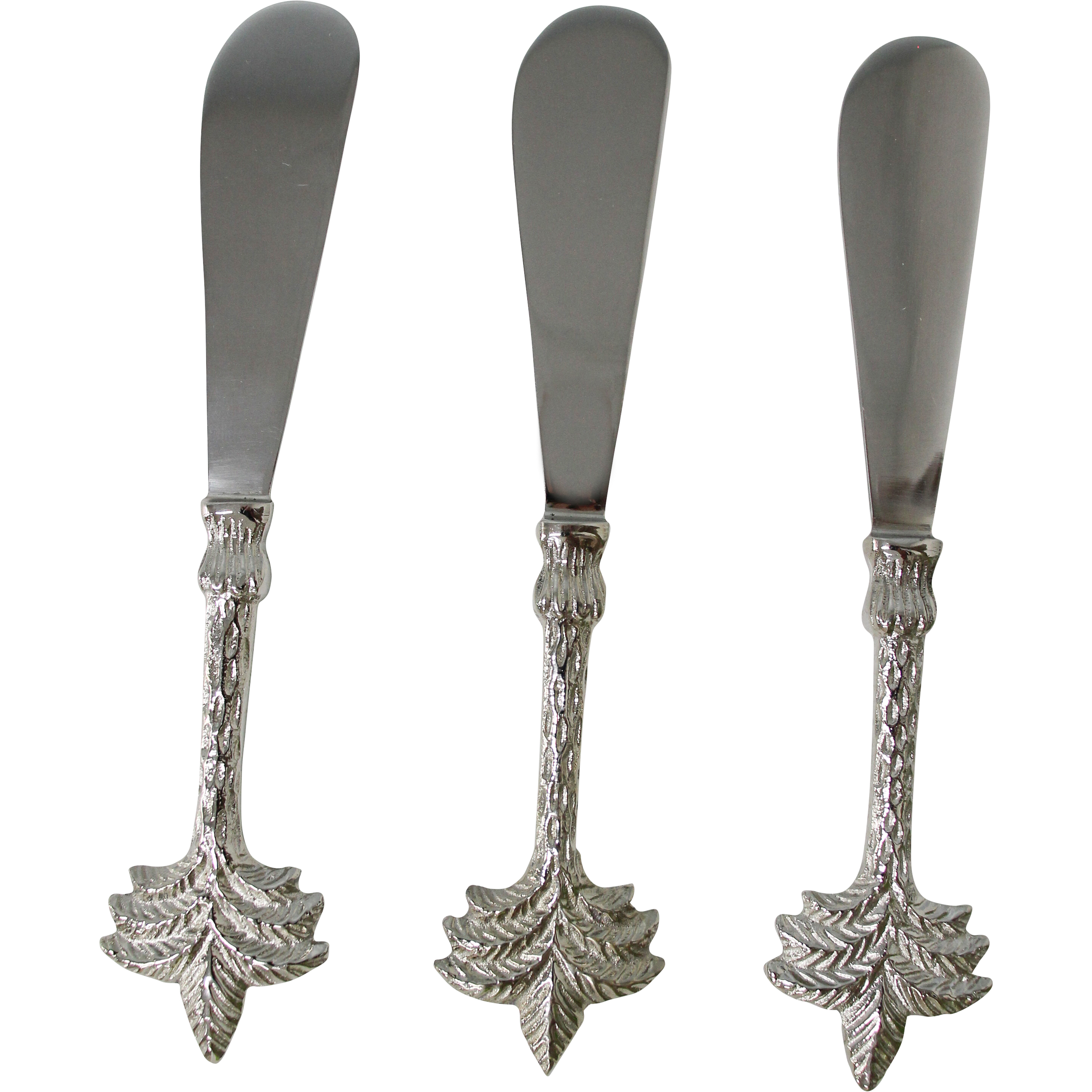 Spreader Palm Silver S/3