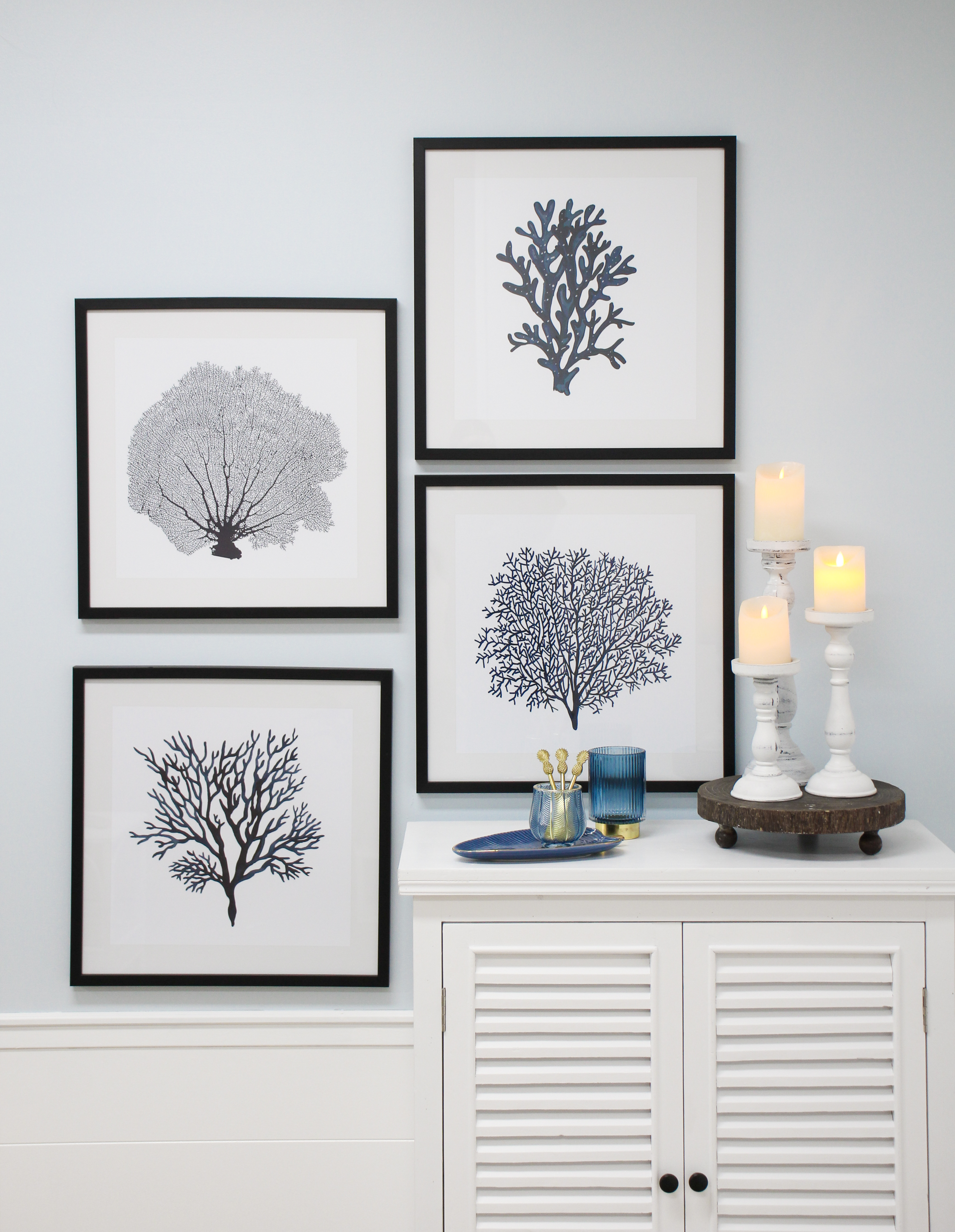 Framed Print Sea Fan 2