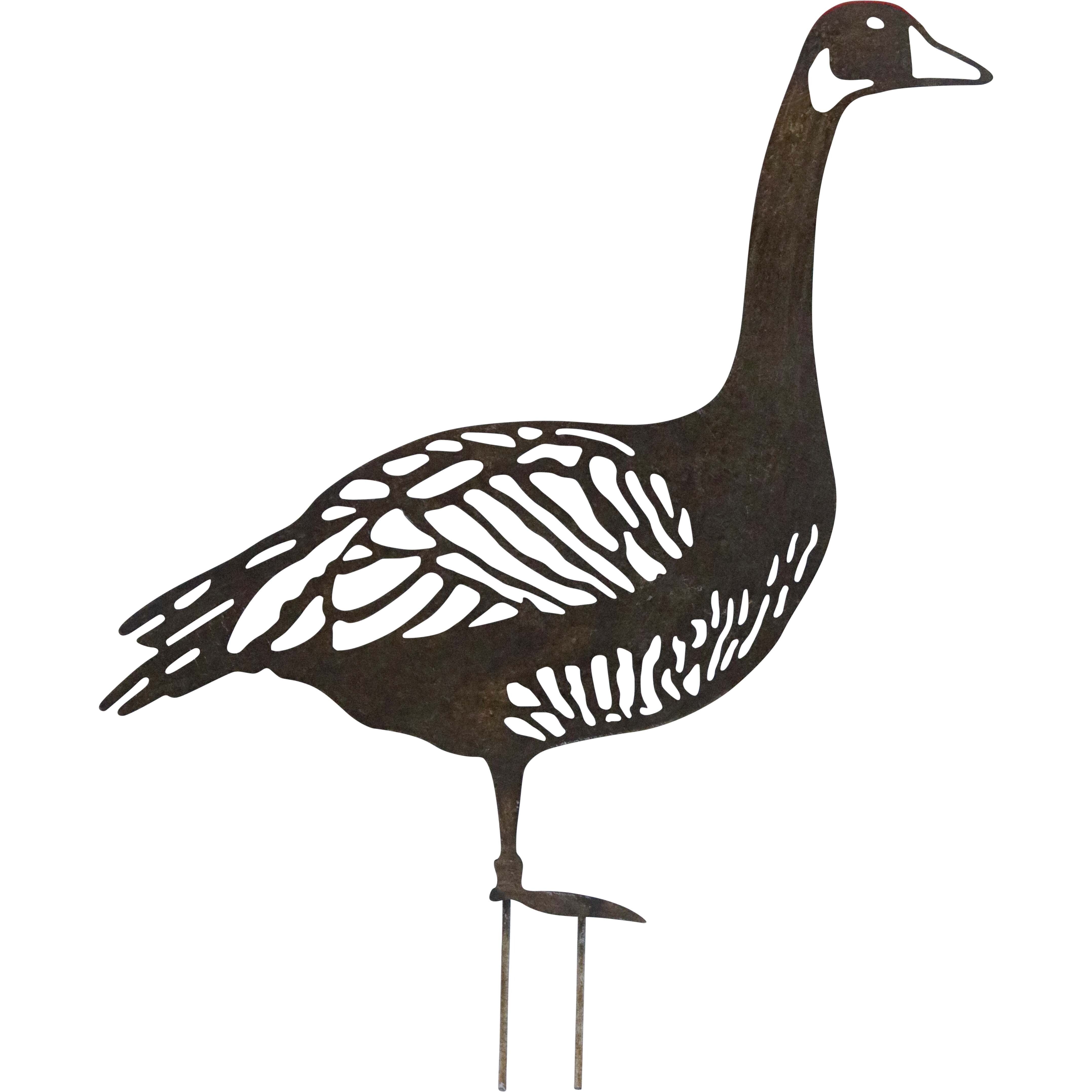 Garden Stake Goose Waddles 