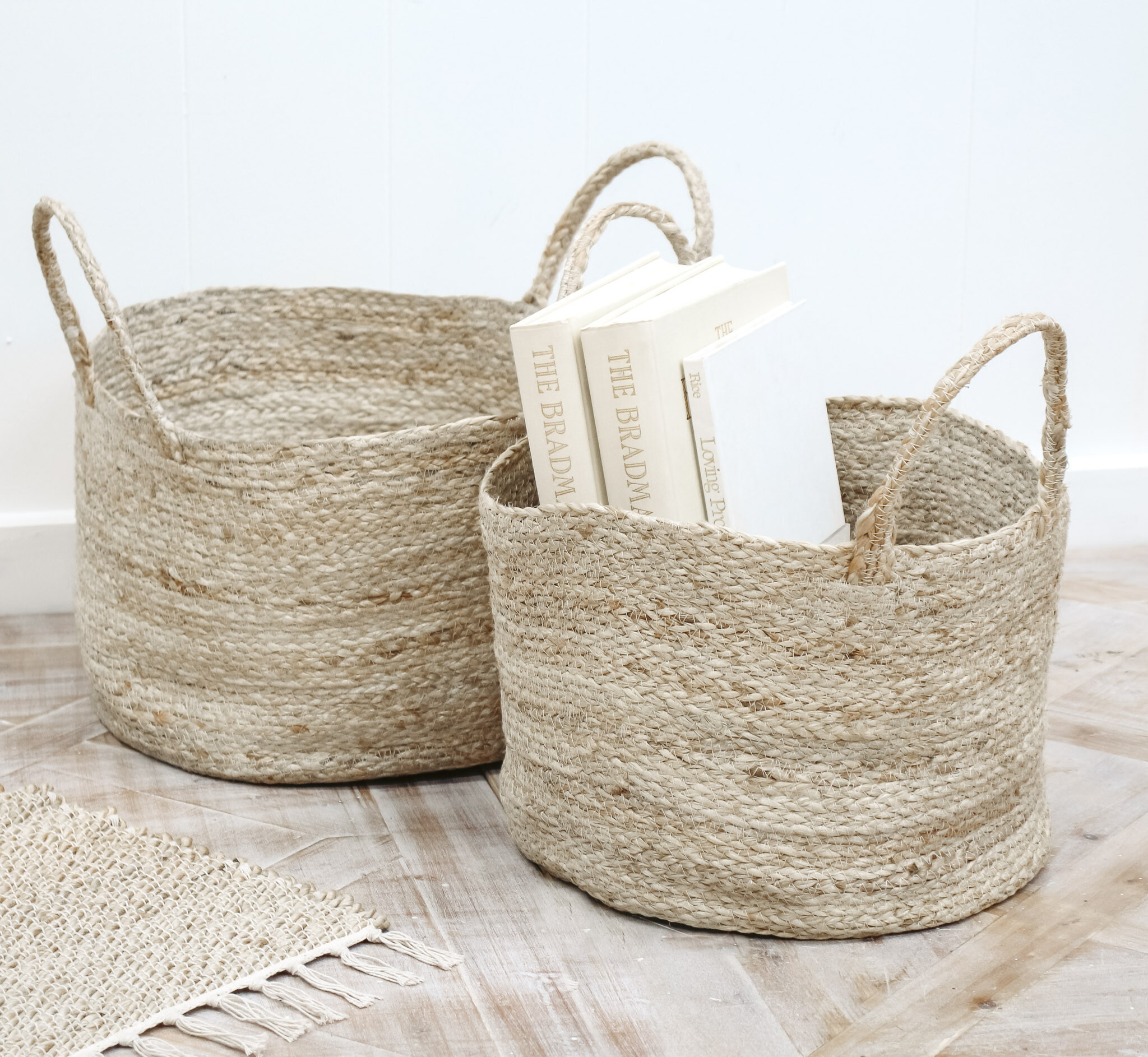 Basket Soft Jute S/2 