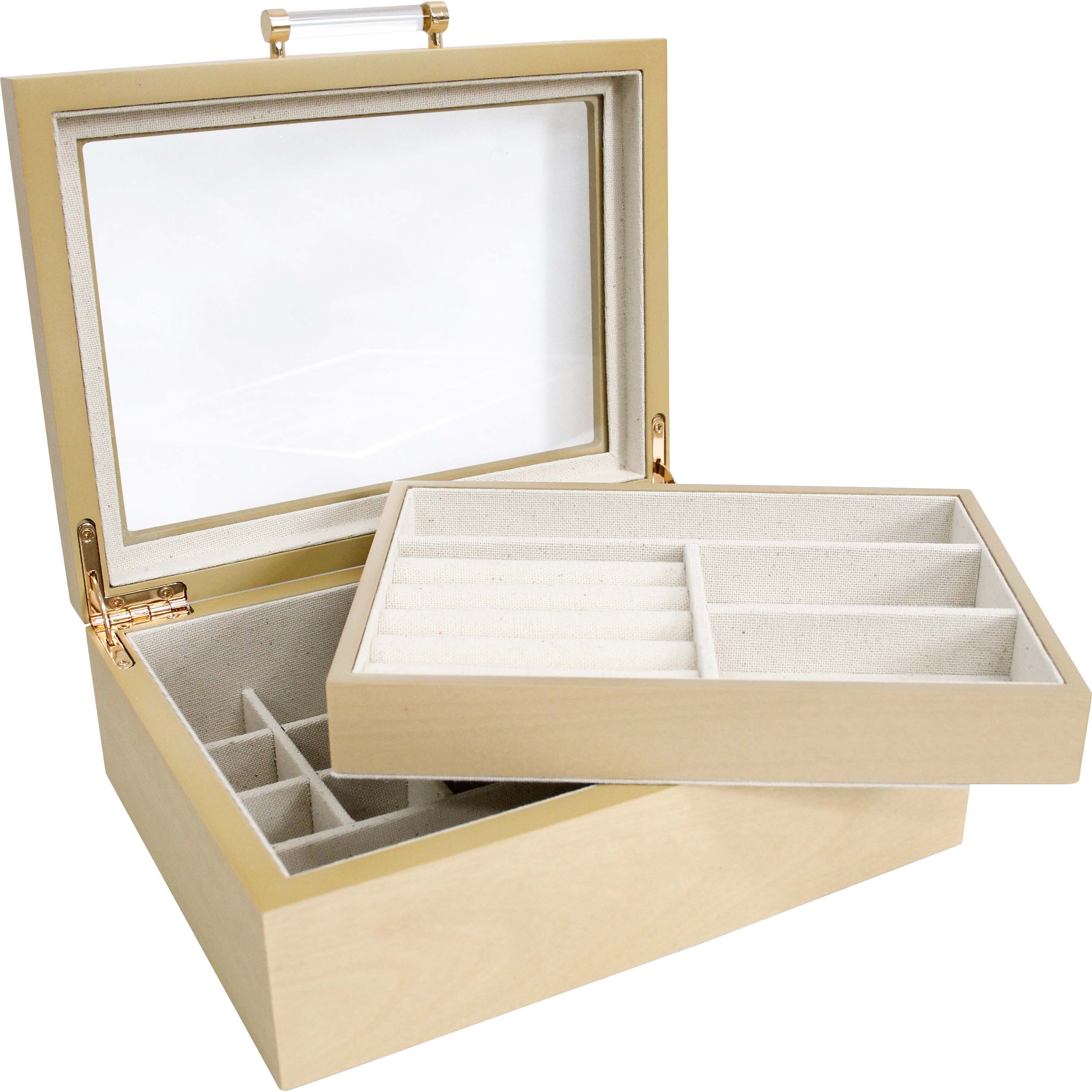 Timber Lrg Jewellery Box Beech