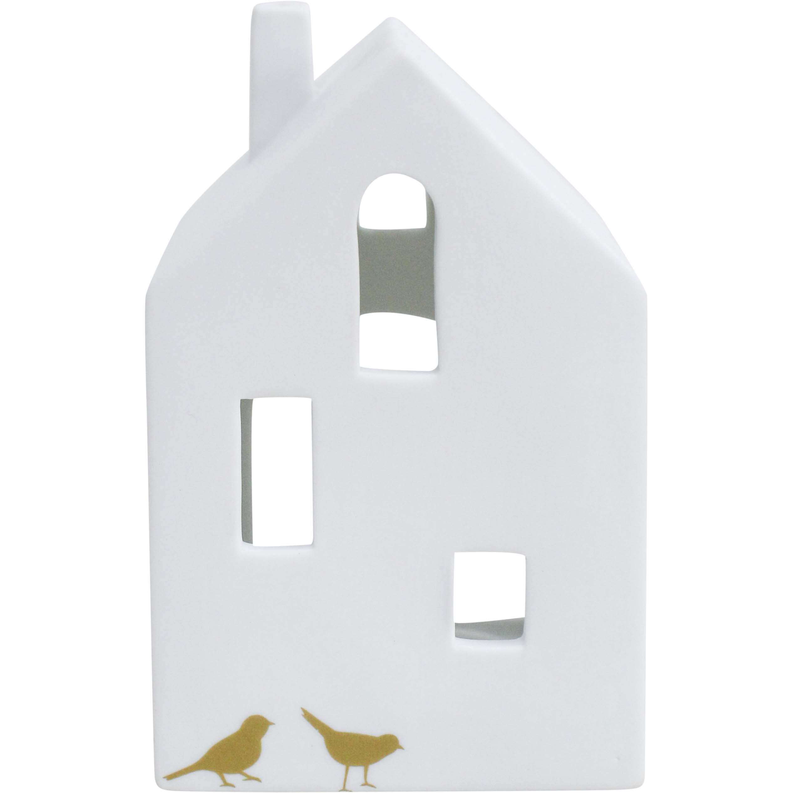 Porcelain Village House Tealight Holder 3D