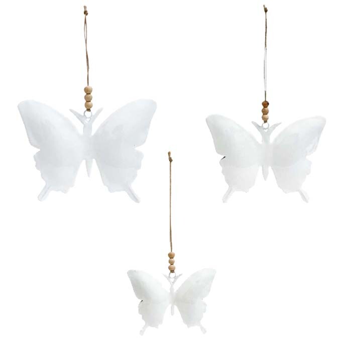 S/3 Hanging Butterfly