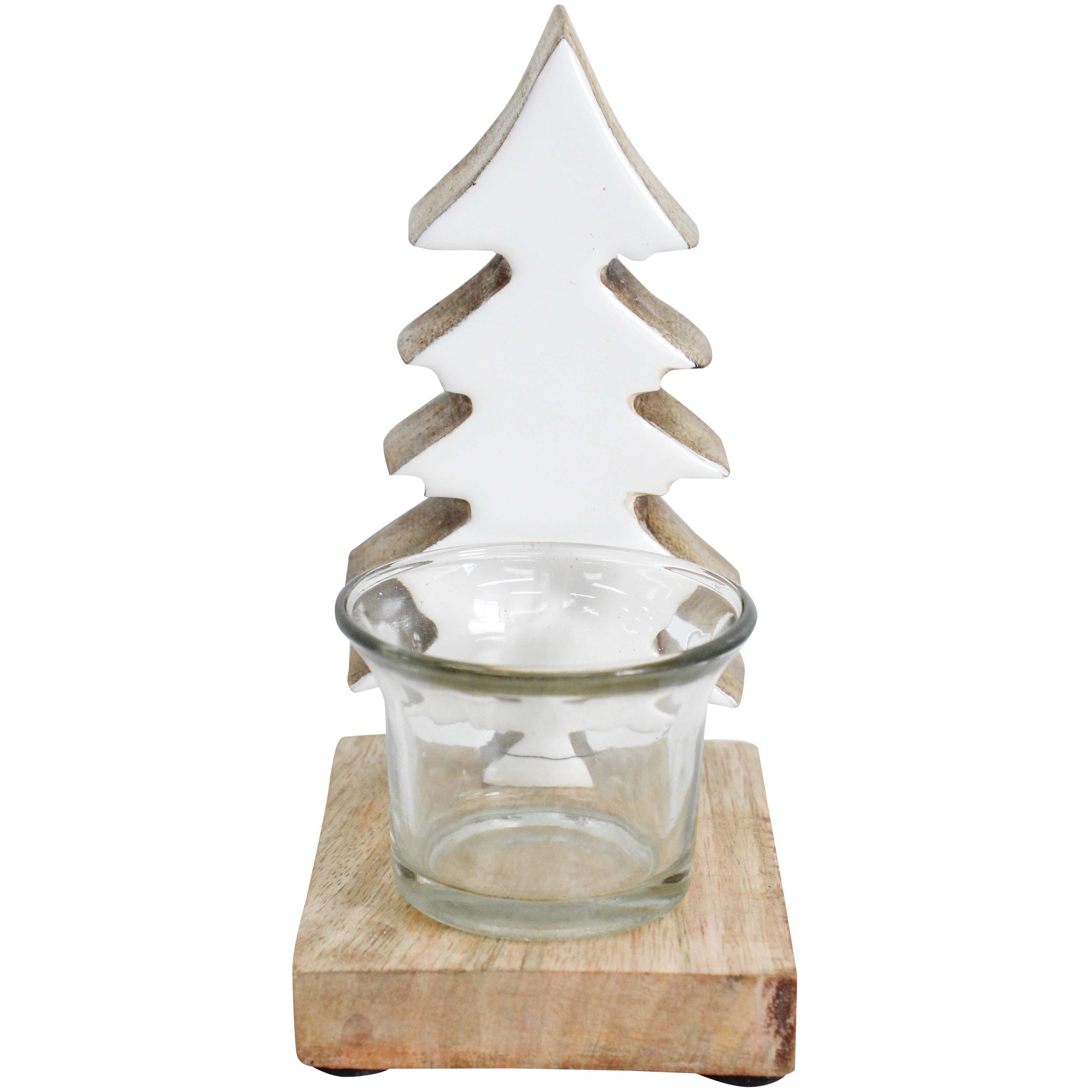 Tree/Tealight Holder White