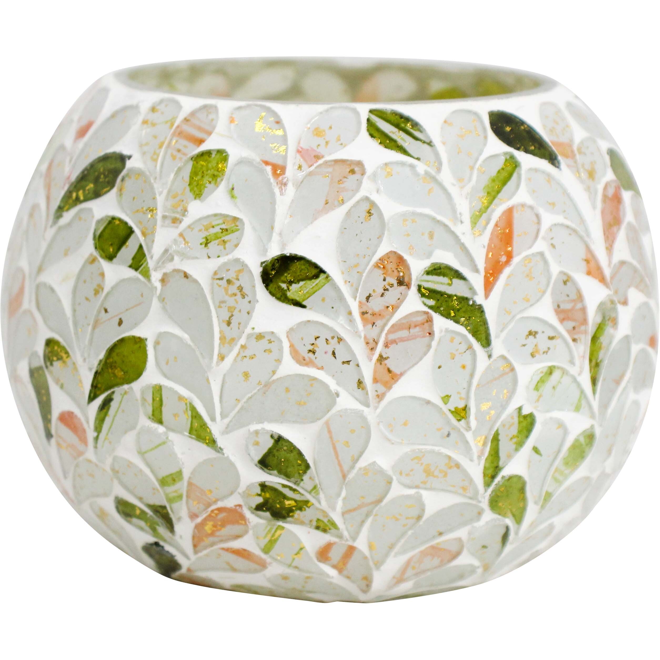 Votive Round Mosaic Mixed 