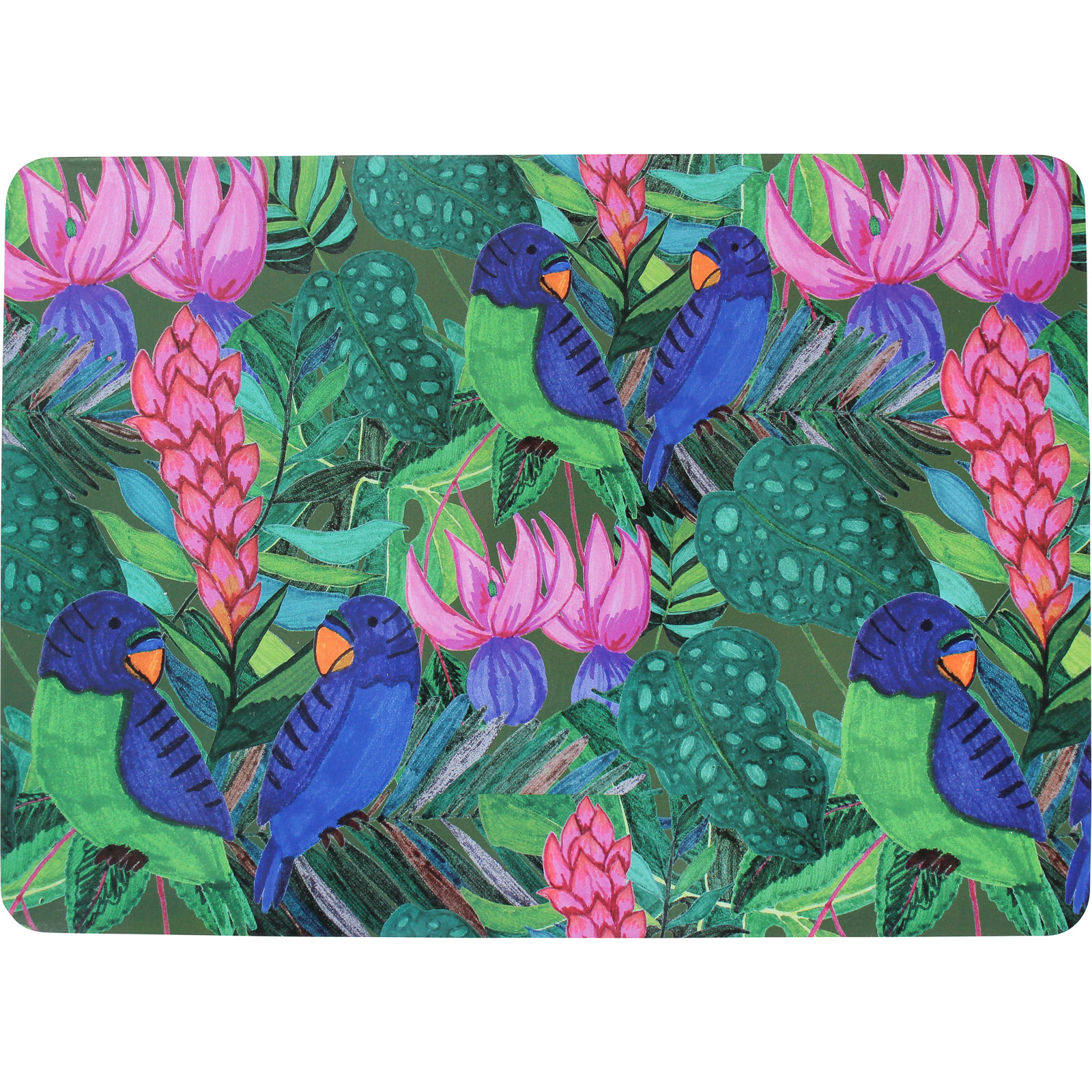 Placemat Amazon Parrot S/4