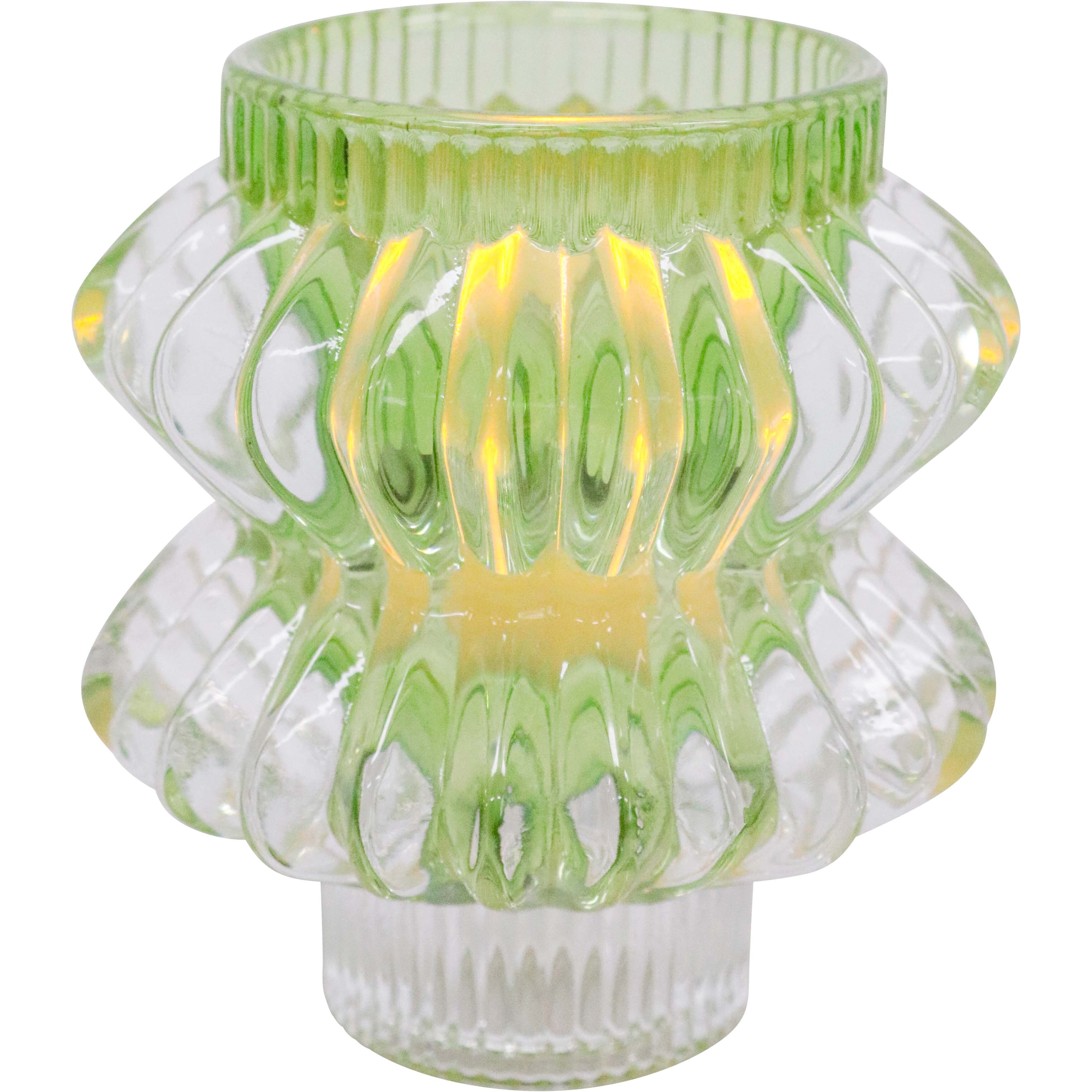 Reversible Candle Holder Green