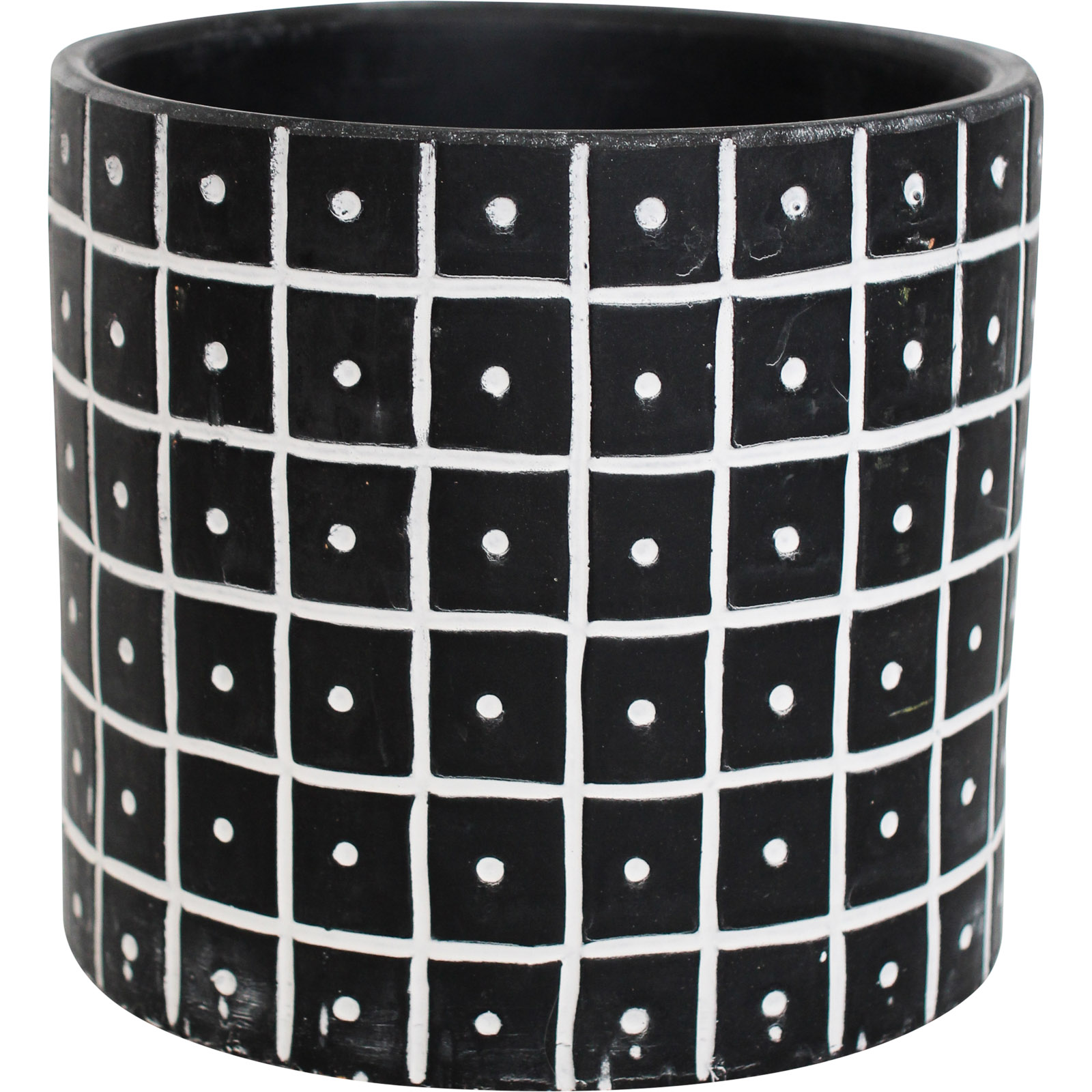 Planter Squares Black