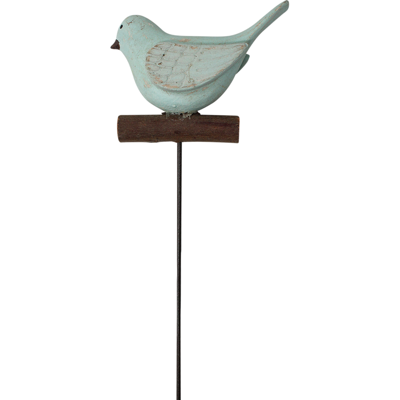 Pot Stake Bird Blue