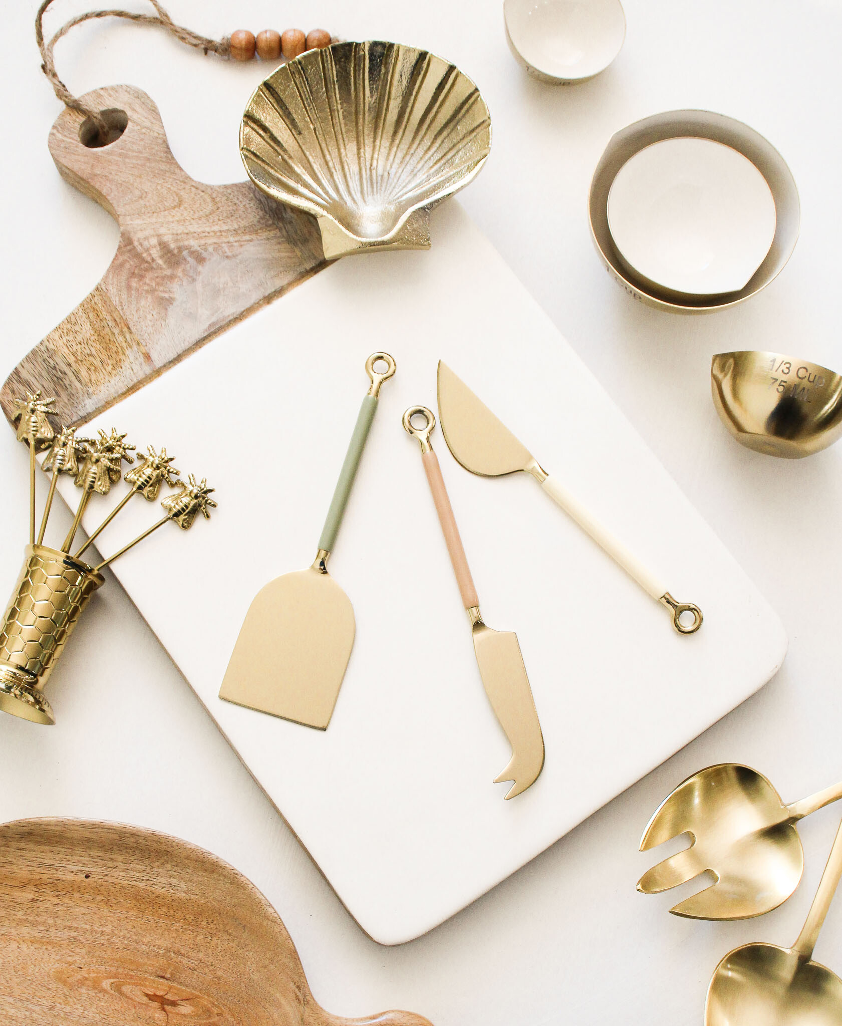 Brass Shell Trinket Dish