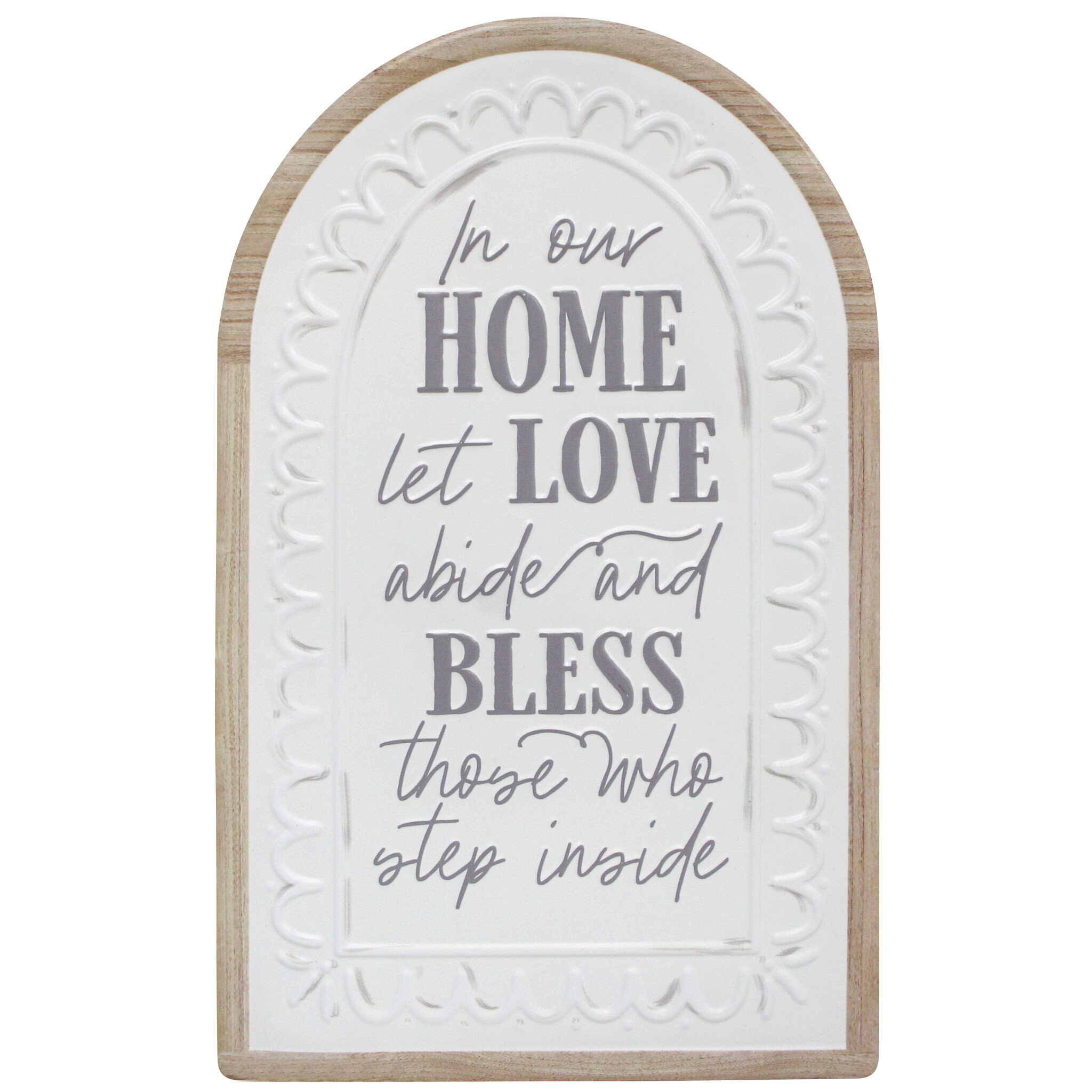 Sign Home Love Abide