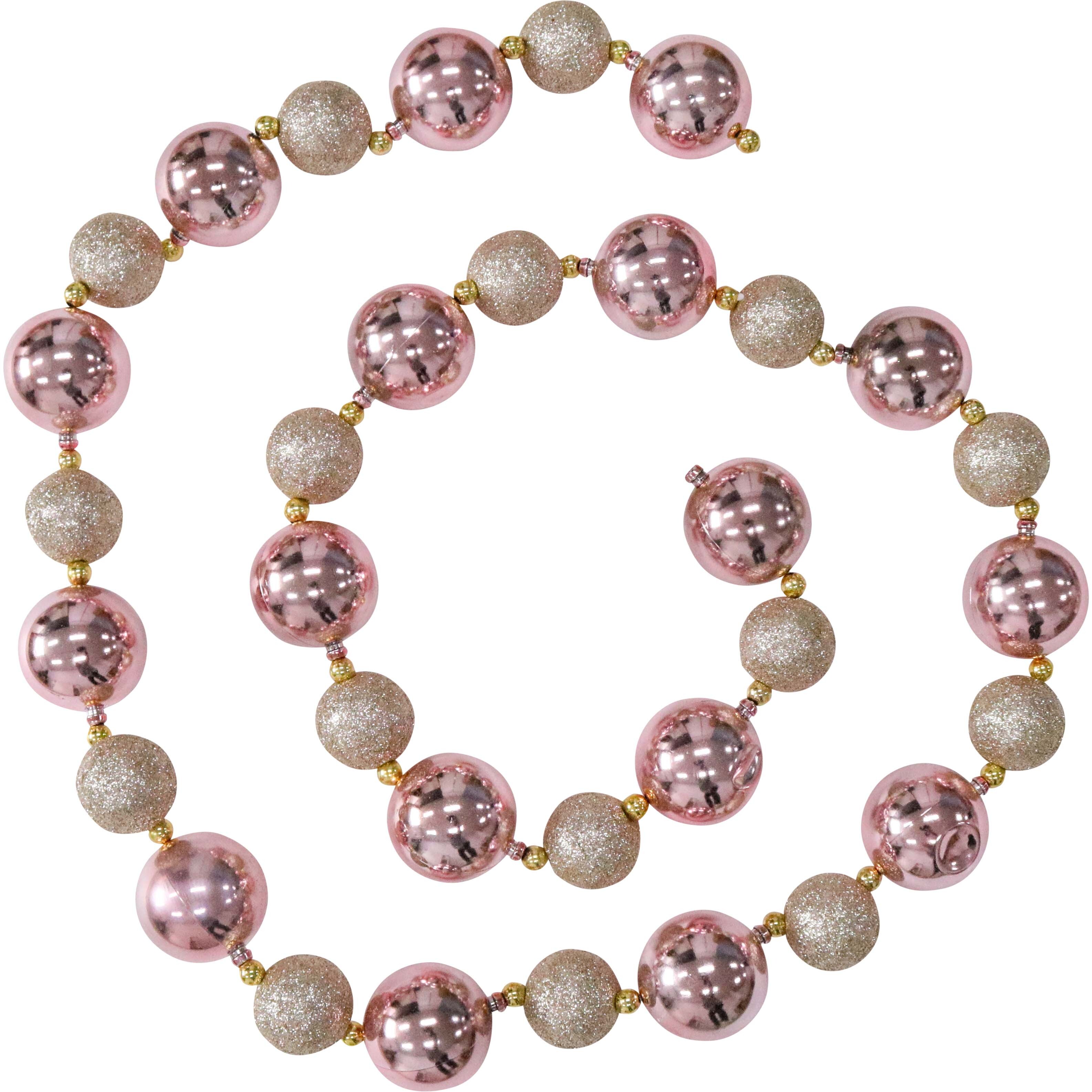 Bauble Garland Pink/ Champagne