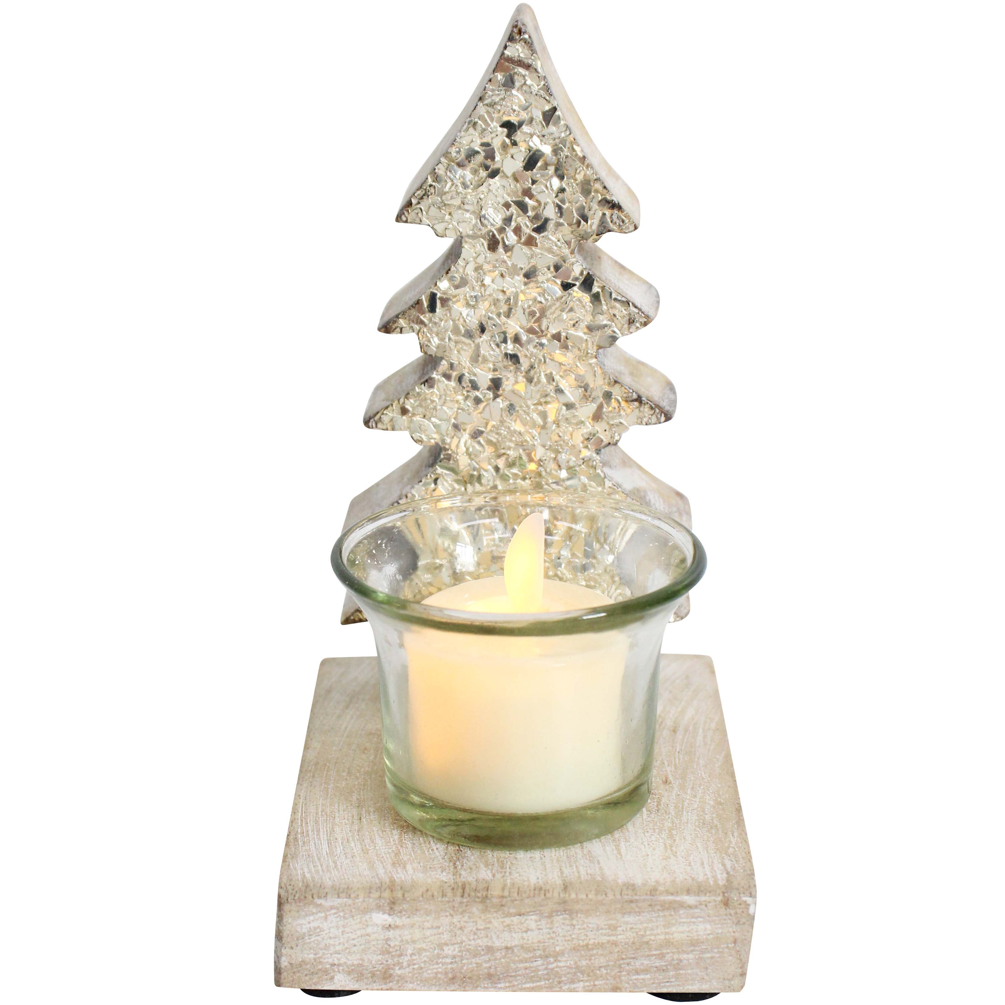 Tree/Tealight Holder Champagne