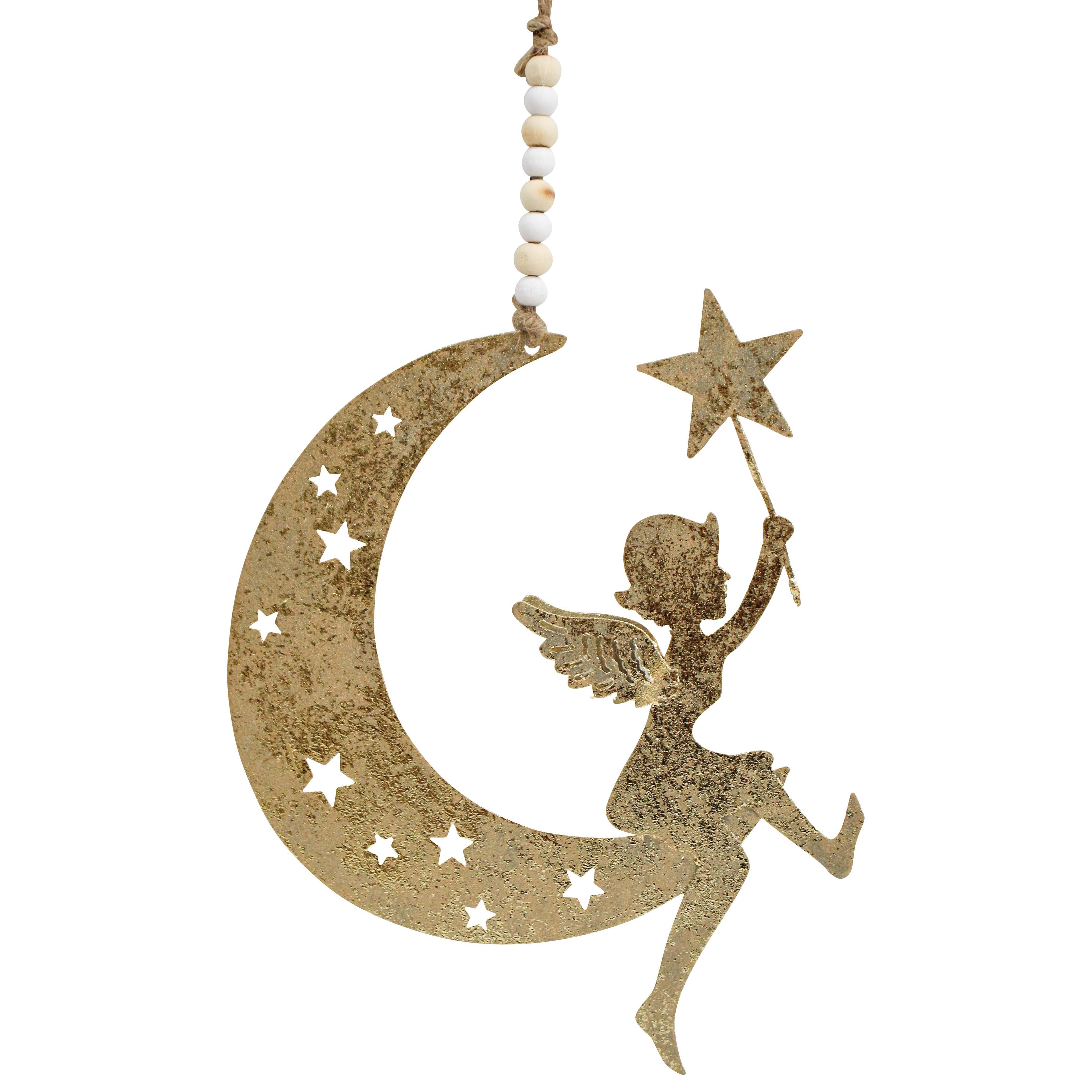 Moon with Angel Hanger