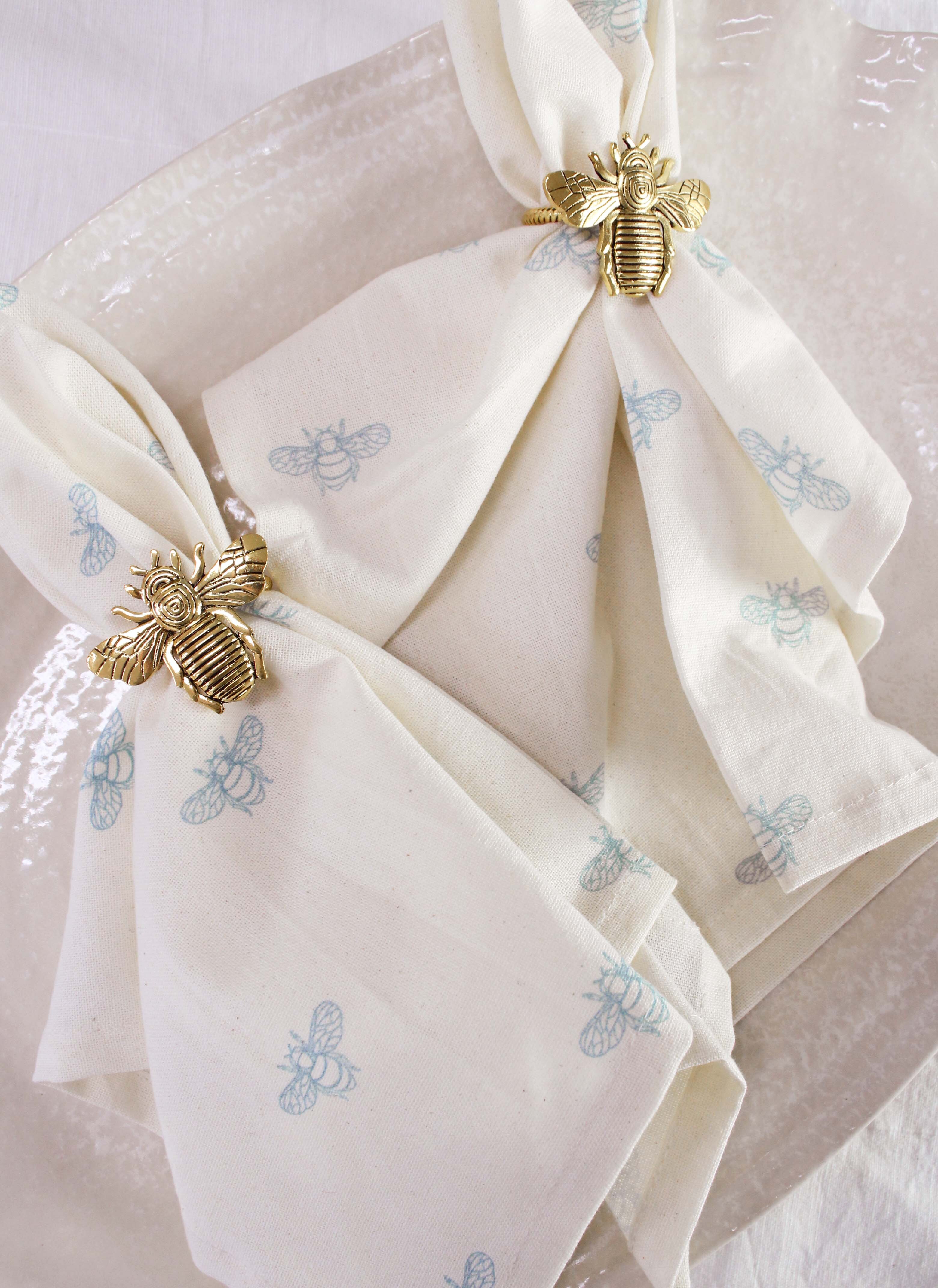 Napkin Bee Blue - Piece