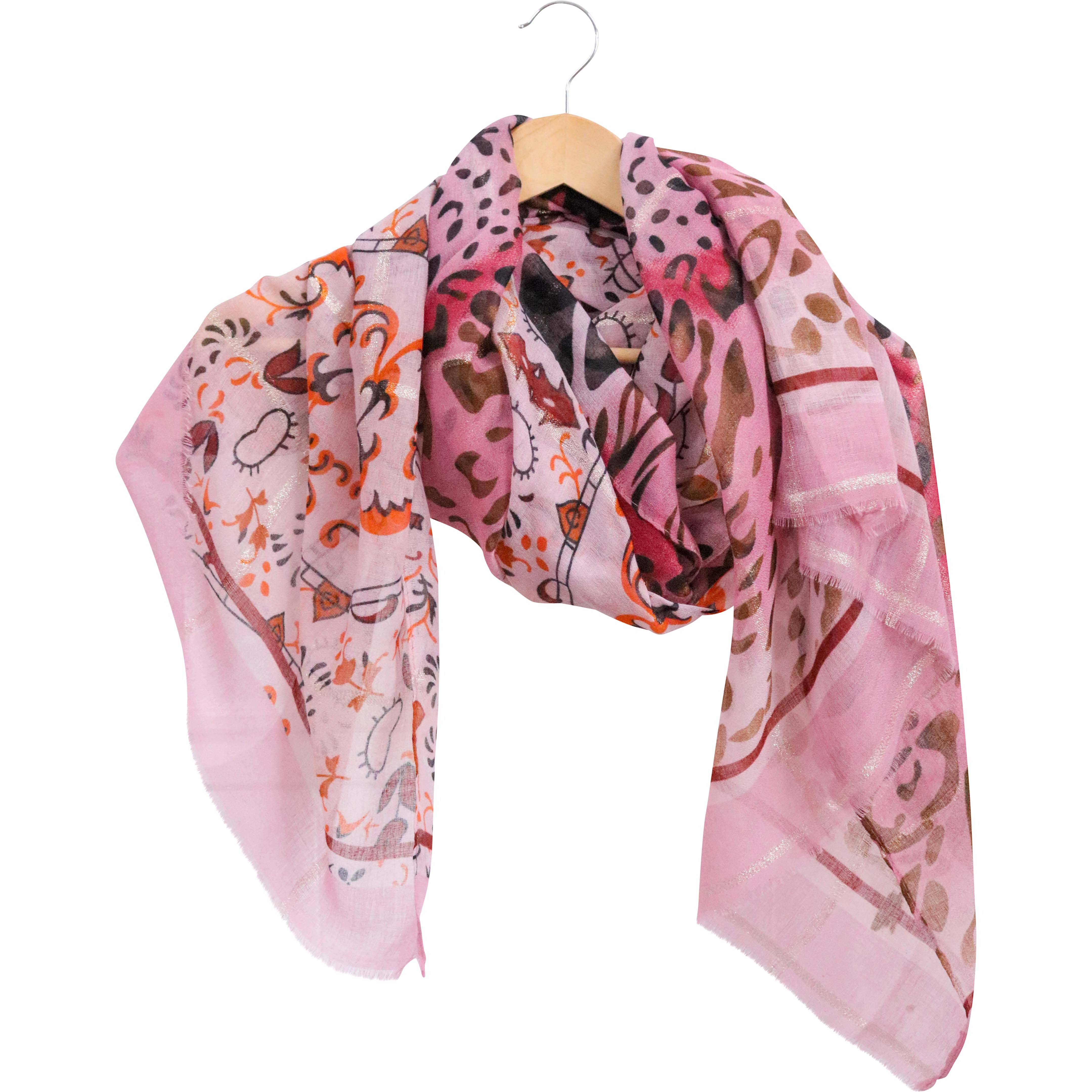 Scarf/ Sarong Pink Boheme