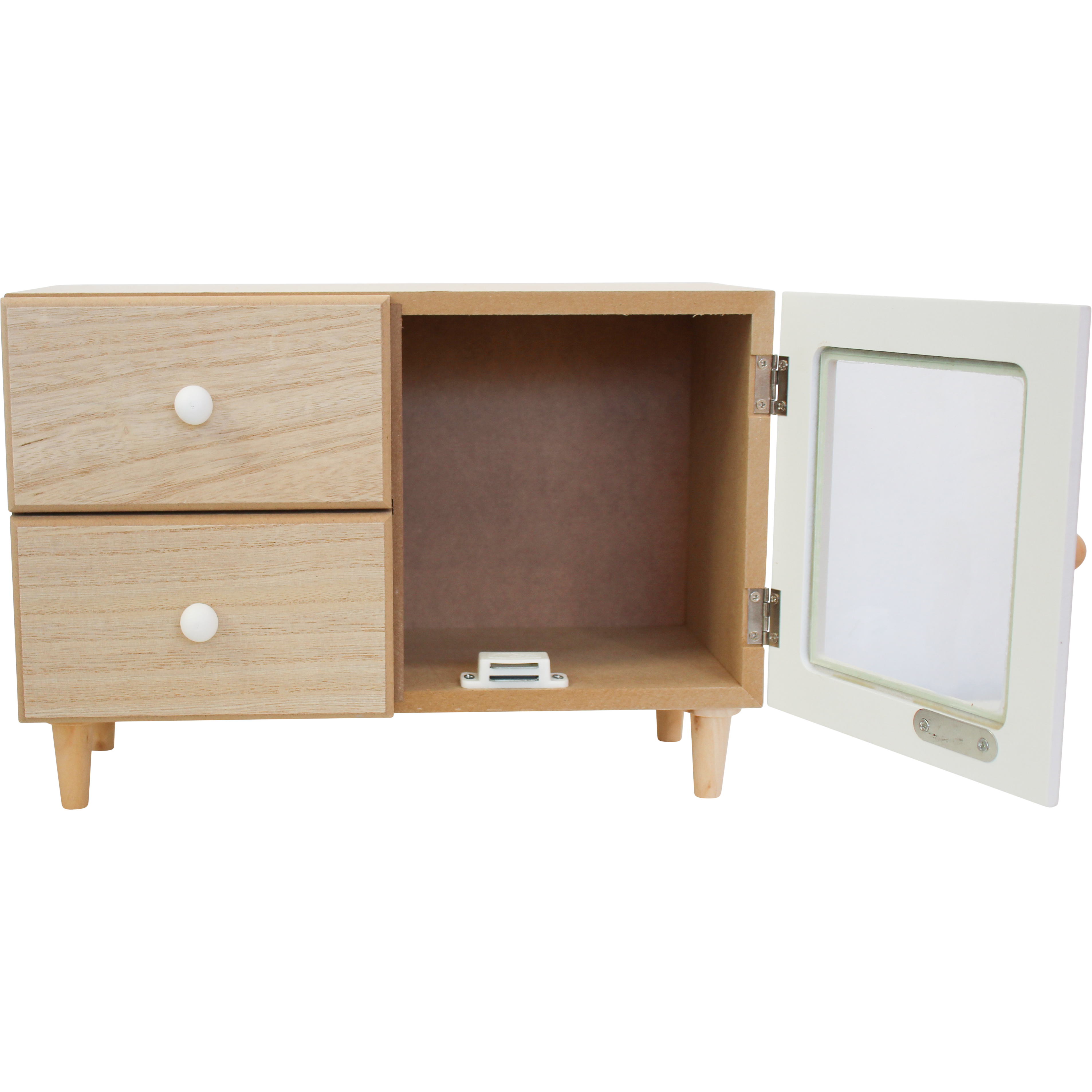 Drawers/ Display Scandi Low