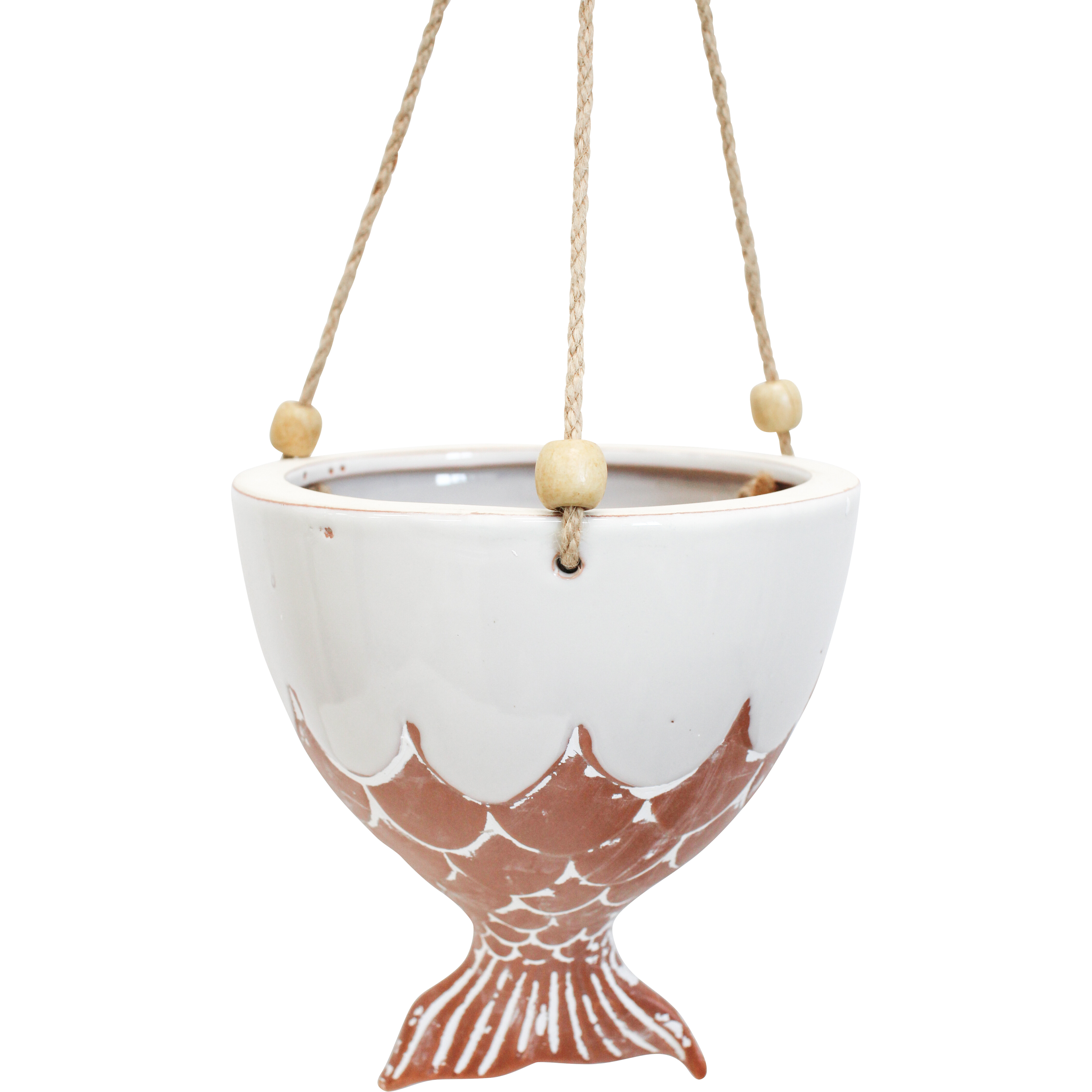 Hanging Fish Tail Lrg Planter