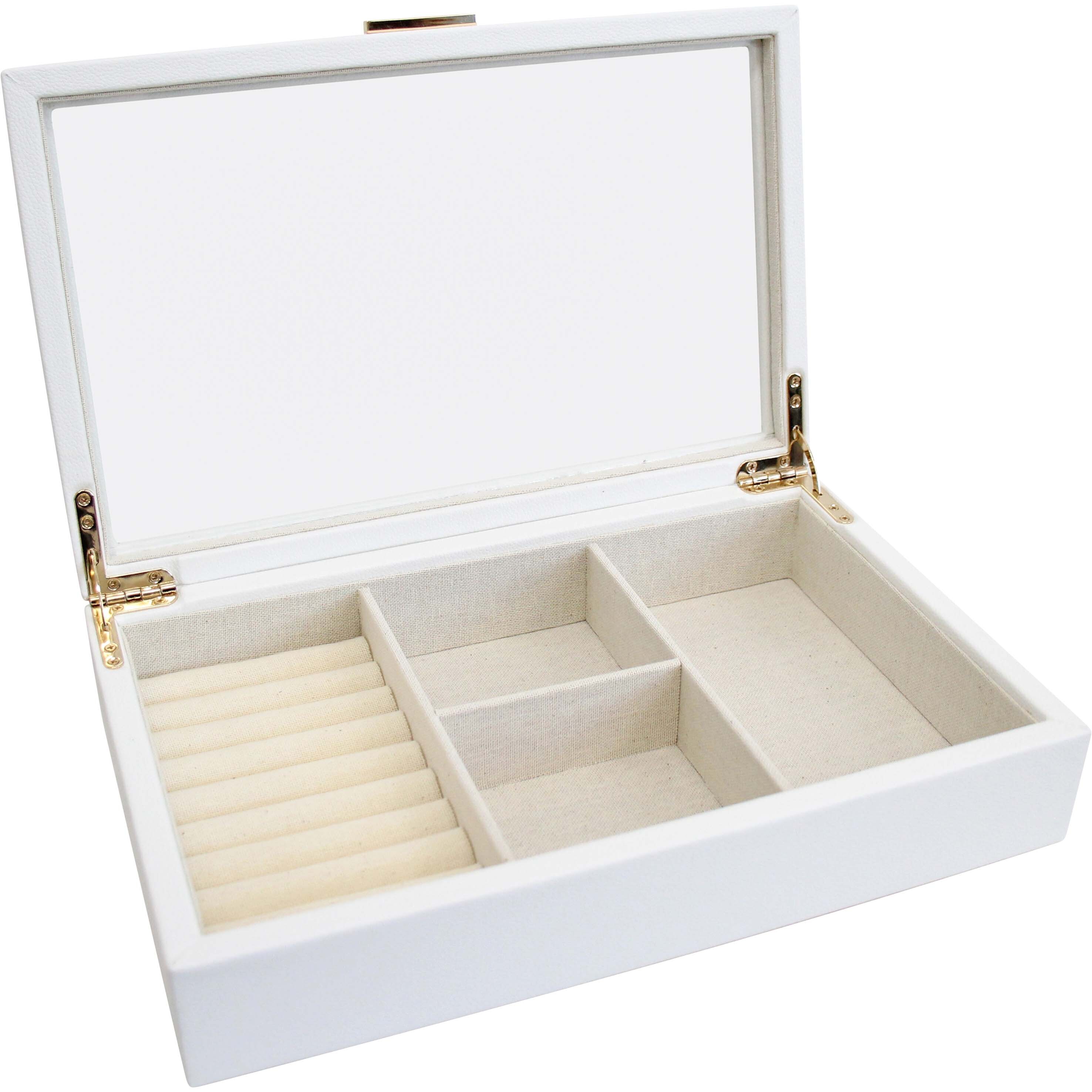 Jewellery Box Lrg White