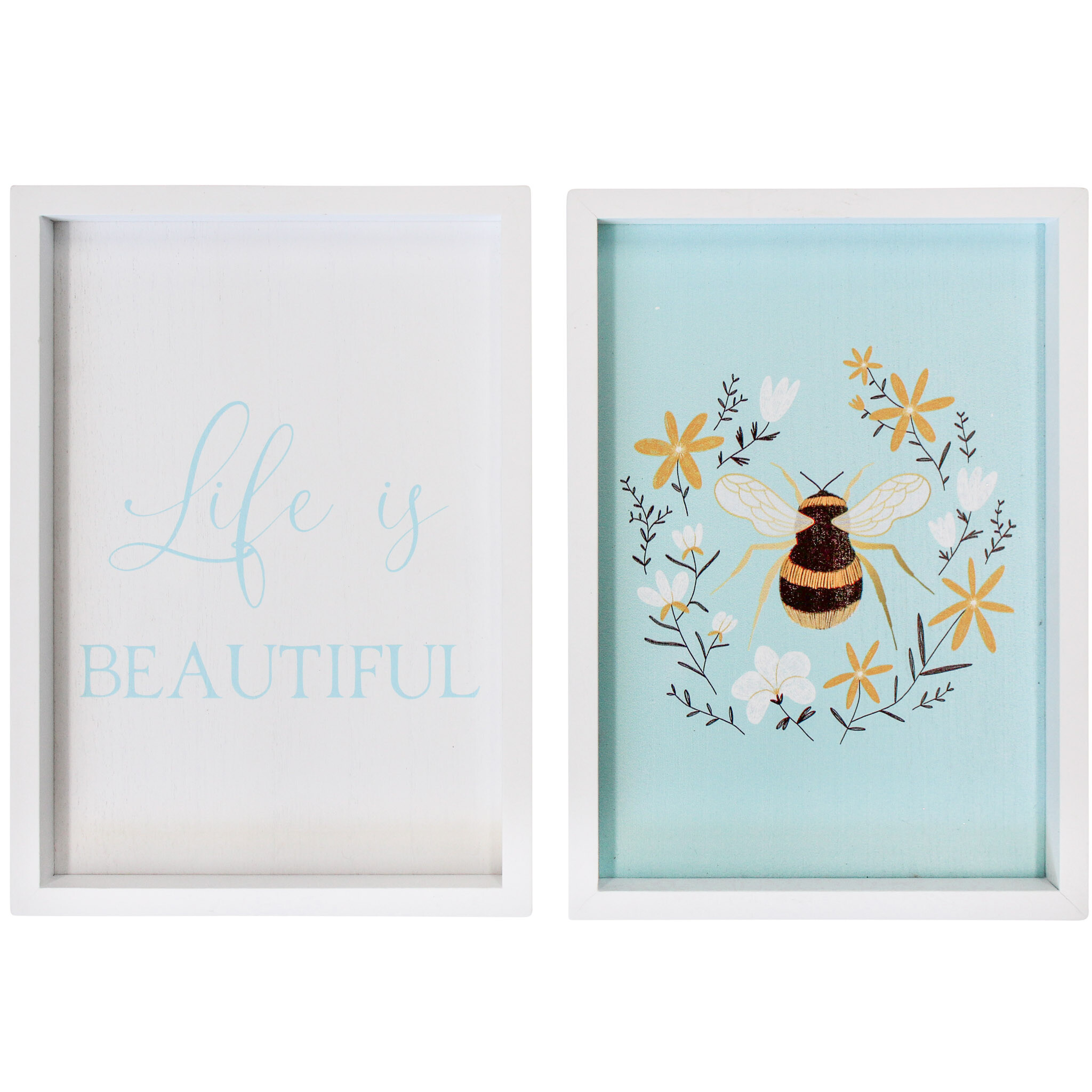 Sign S/2 Life Beautiful Bee