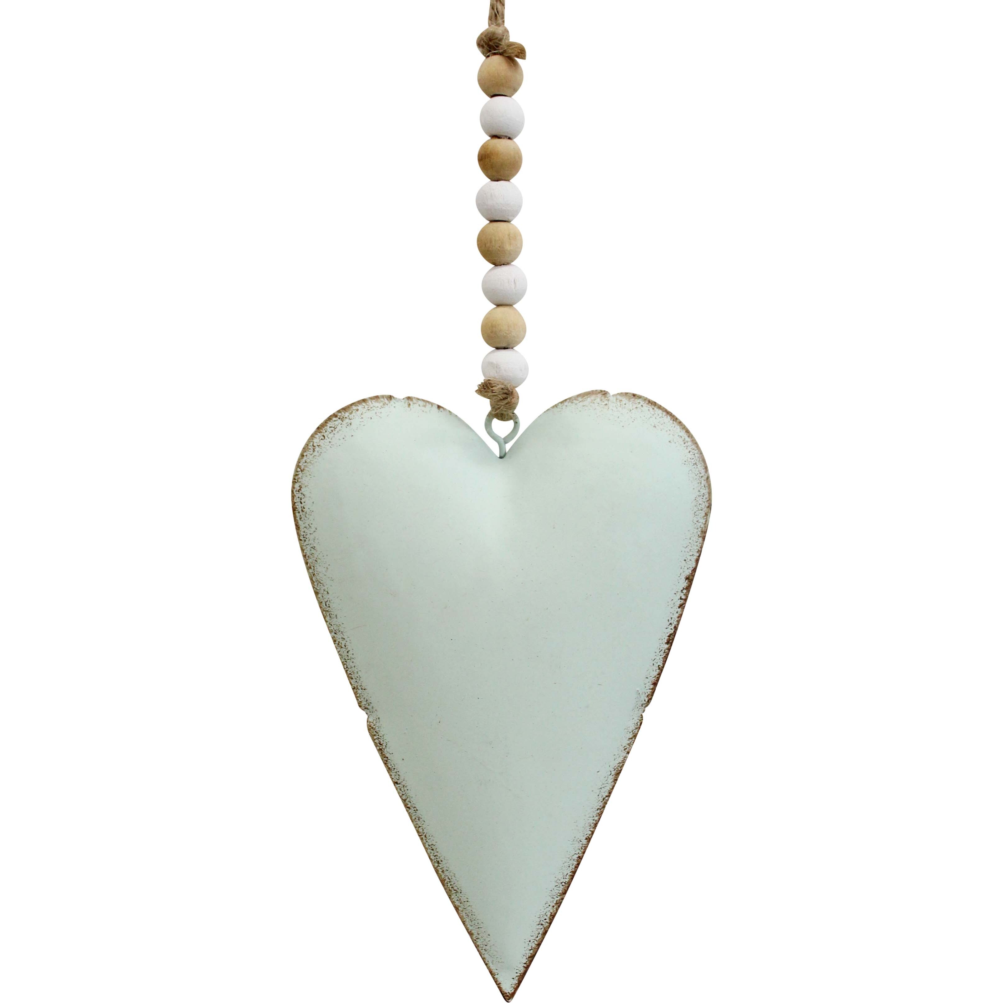 Hanging Heart Aqua