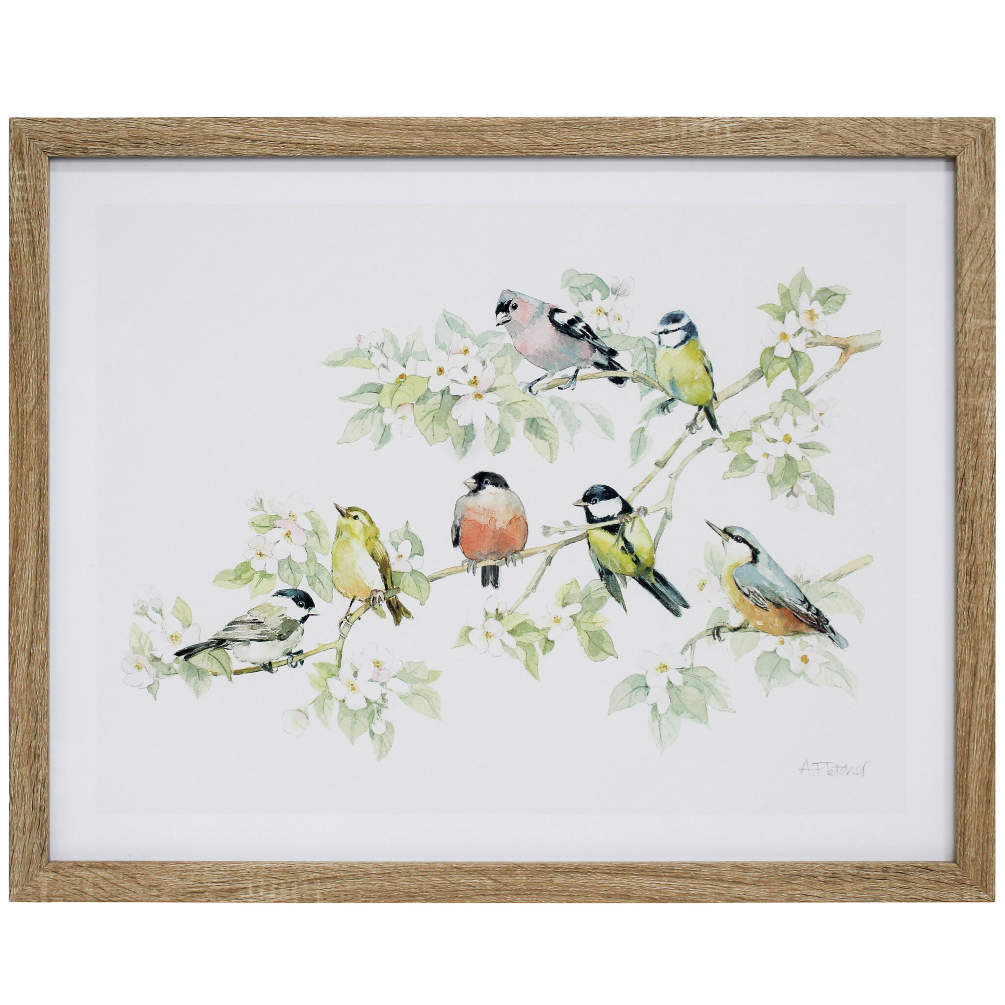 Framed Print Flock